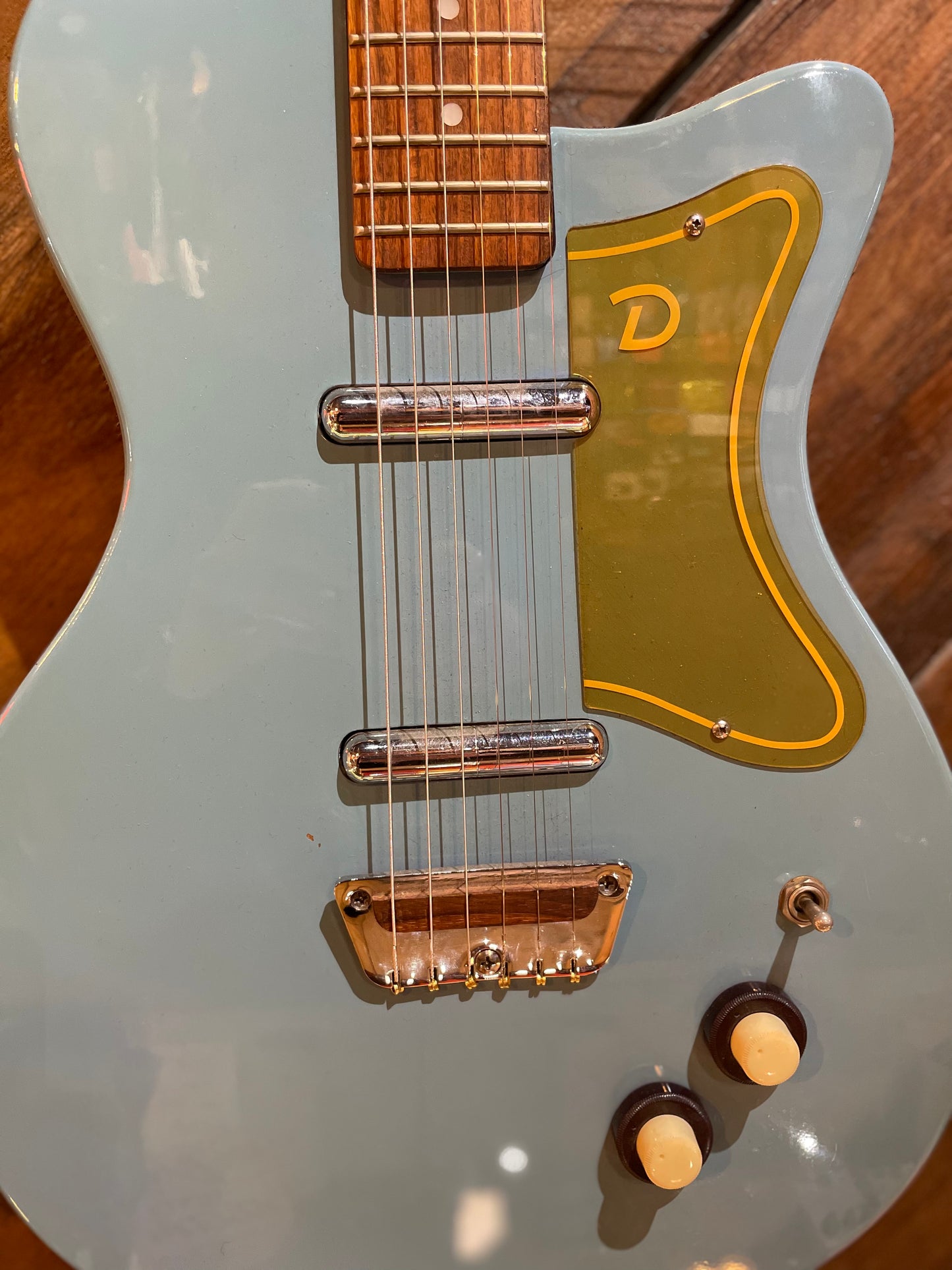 S/H Danelectro U2 ‘56 Electric Guitar, Blue