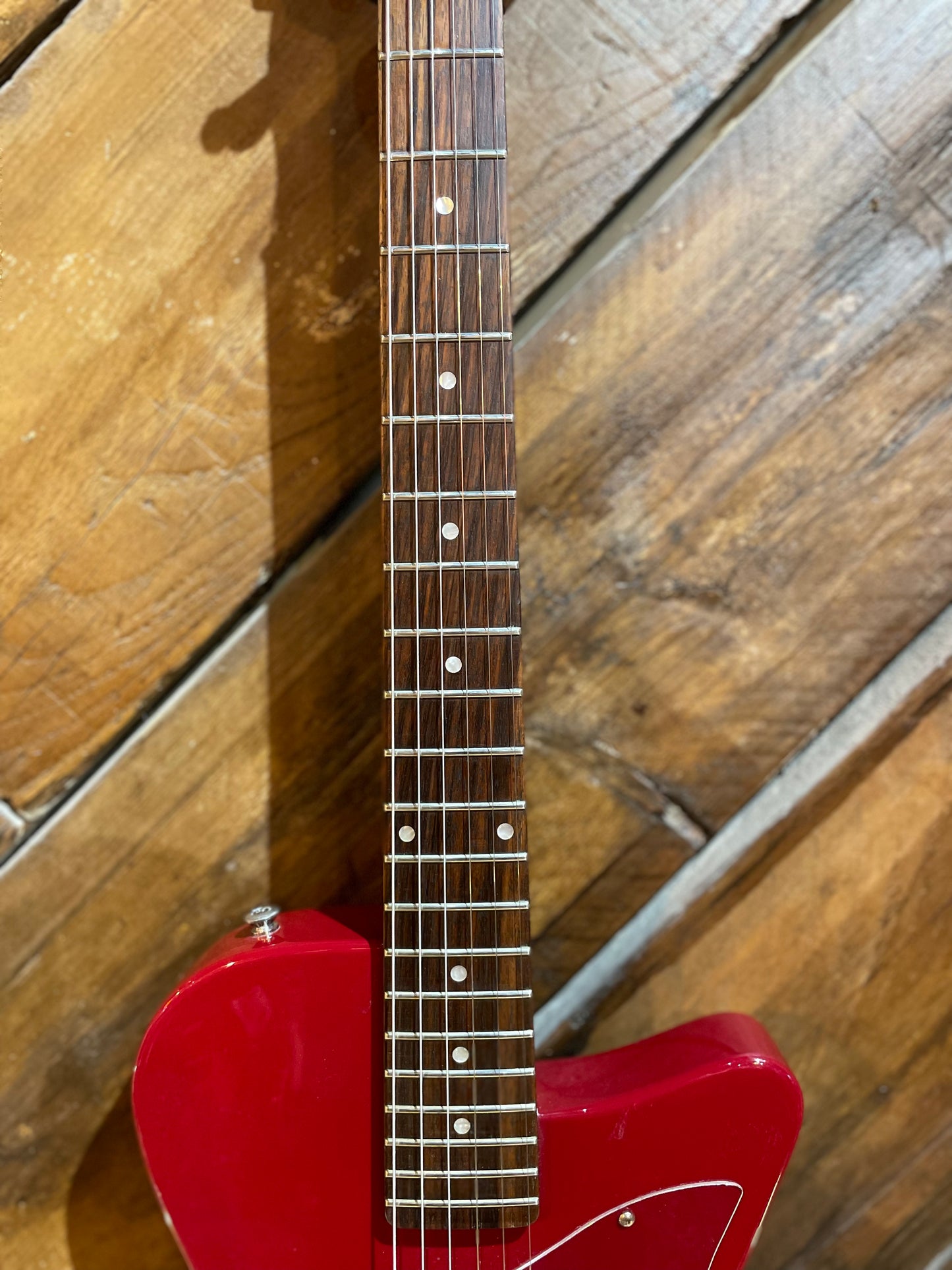 S/H Danelectro D56 Electric Guitar, Red