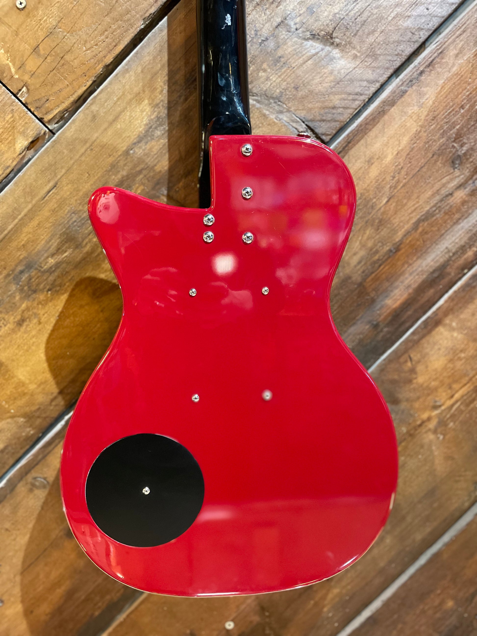 S/H Danelectro D56 Electric Guitar, Red