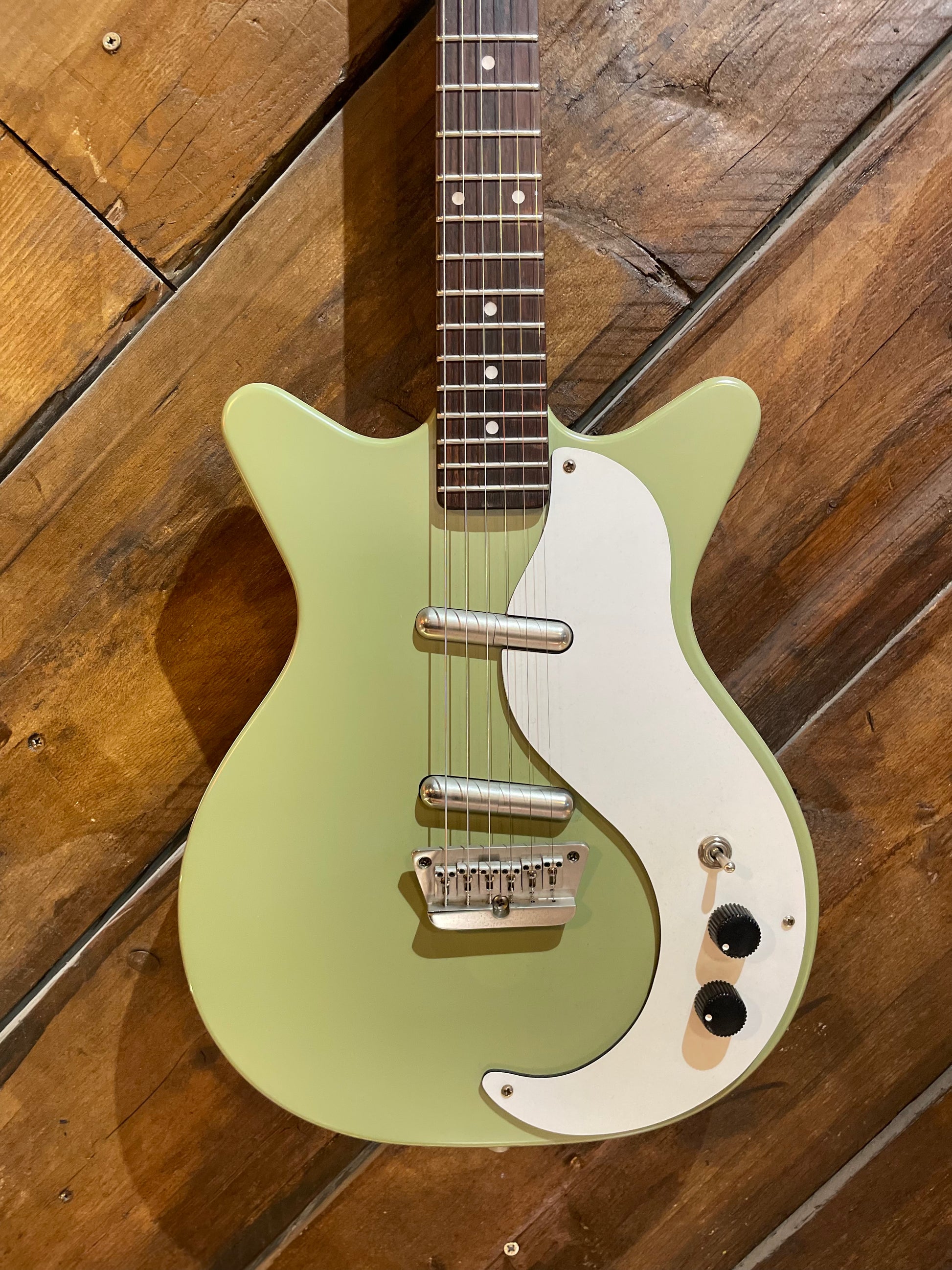 S/H Danelectro DC59 Electric Guitar, Green