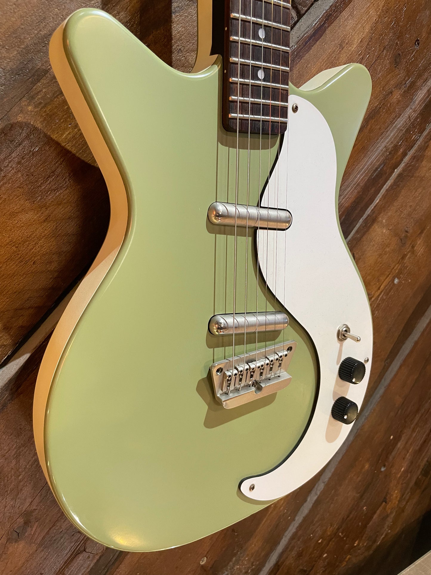 S/H Danelectro DC59 Electric Guitar, Green