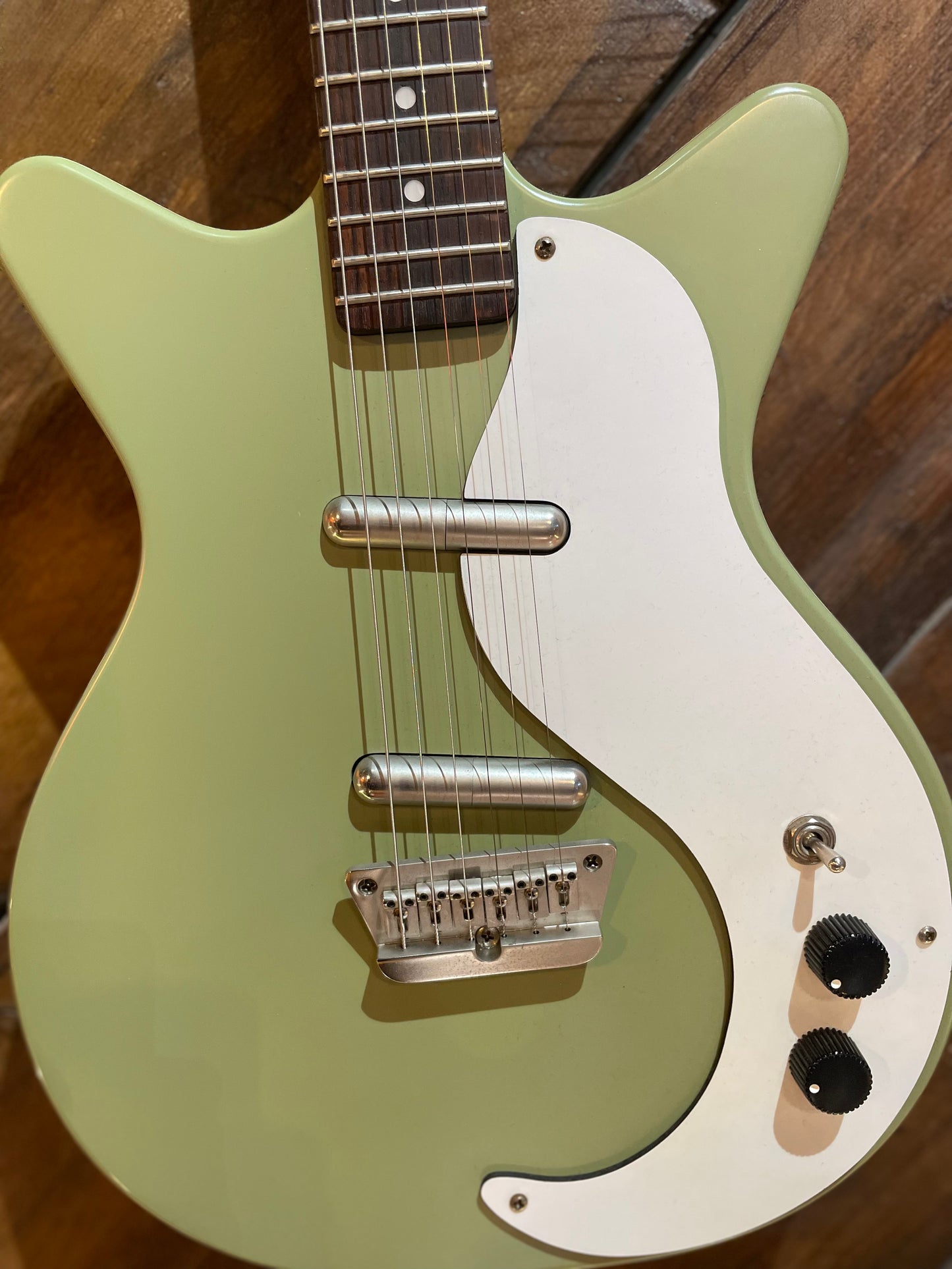 S/H Danelectro DC59 Electric Guitar, Green