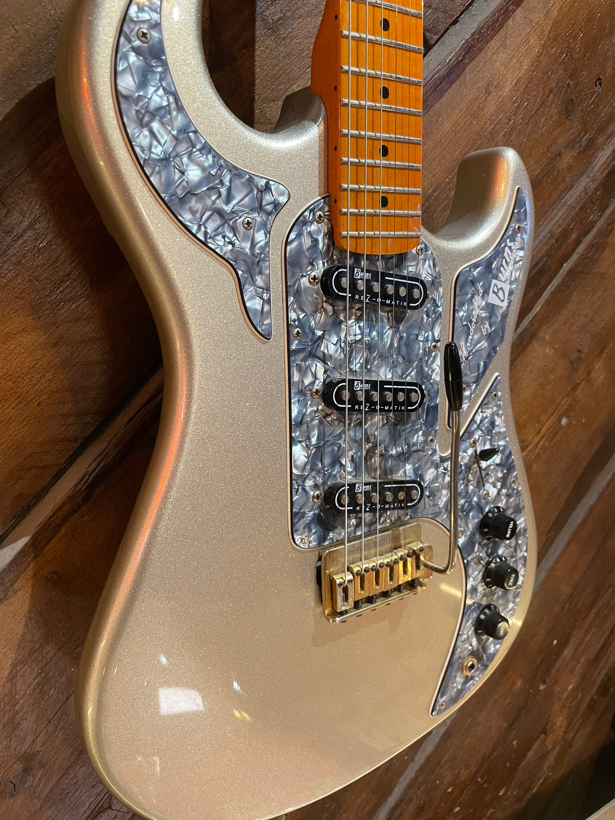 S/H Burns Marquee Electric Guitar, Silver