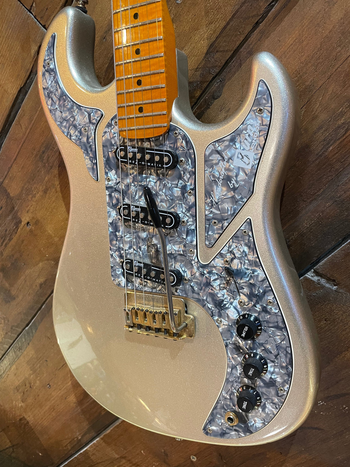 S/H Burns Marquee Electric Guitar, Silver