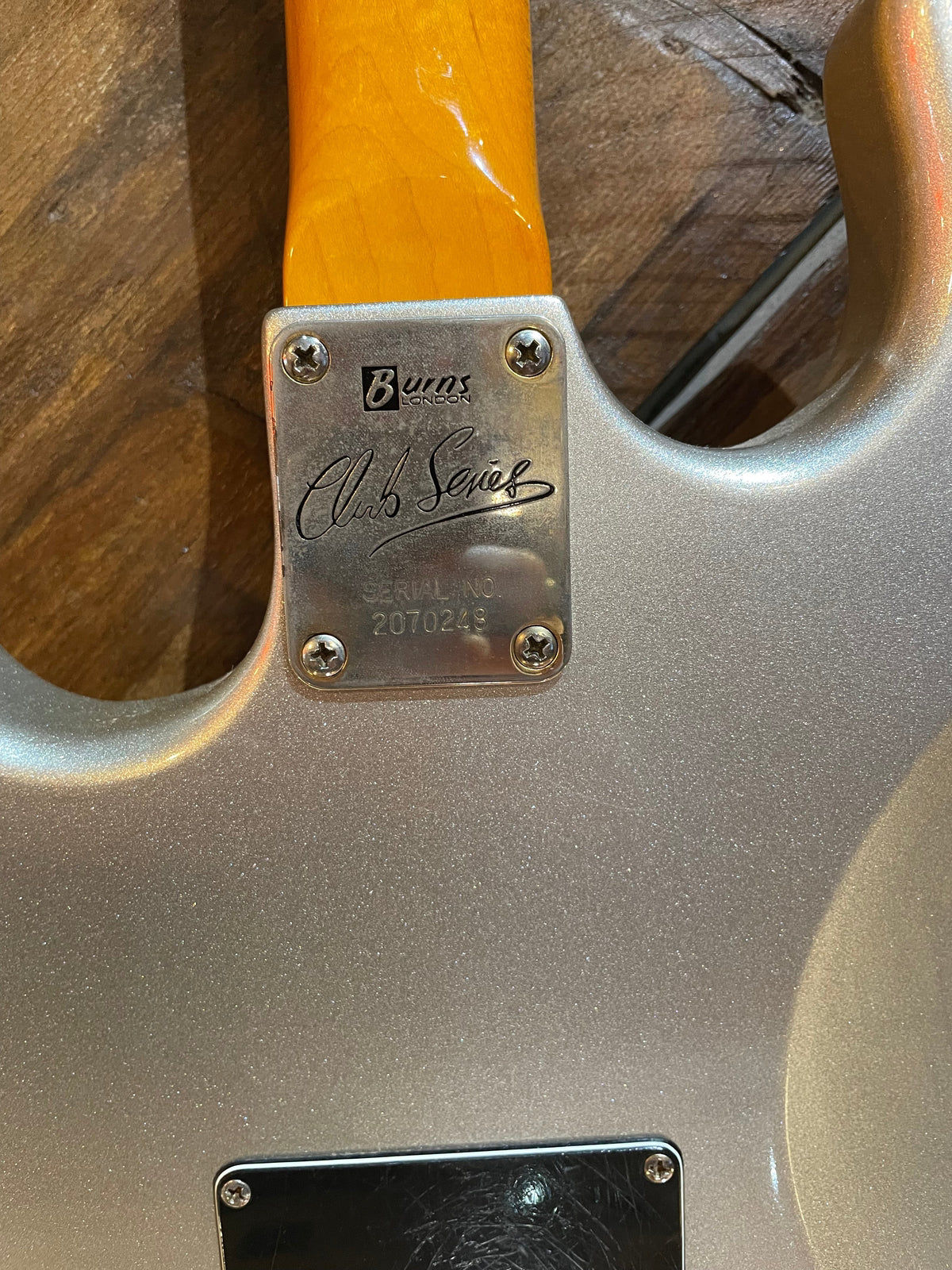 S/H Burns Marquee Electric Guitar, Silver