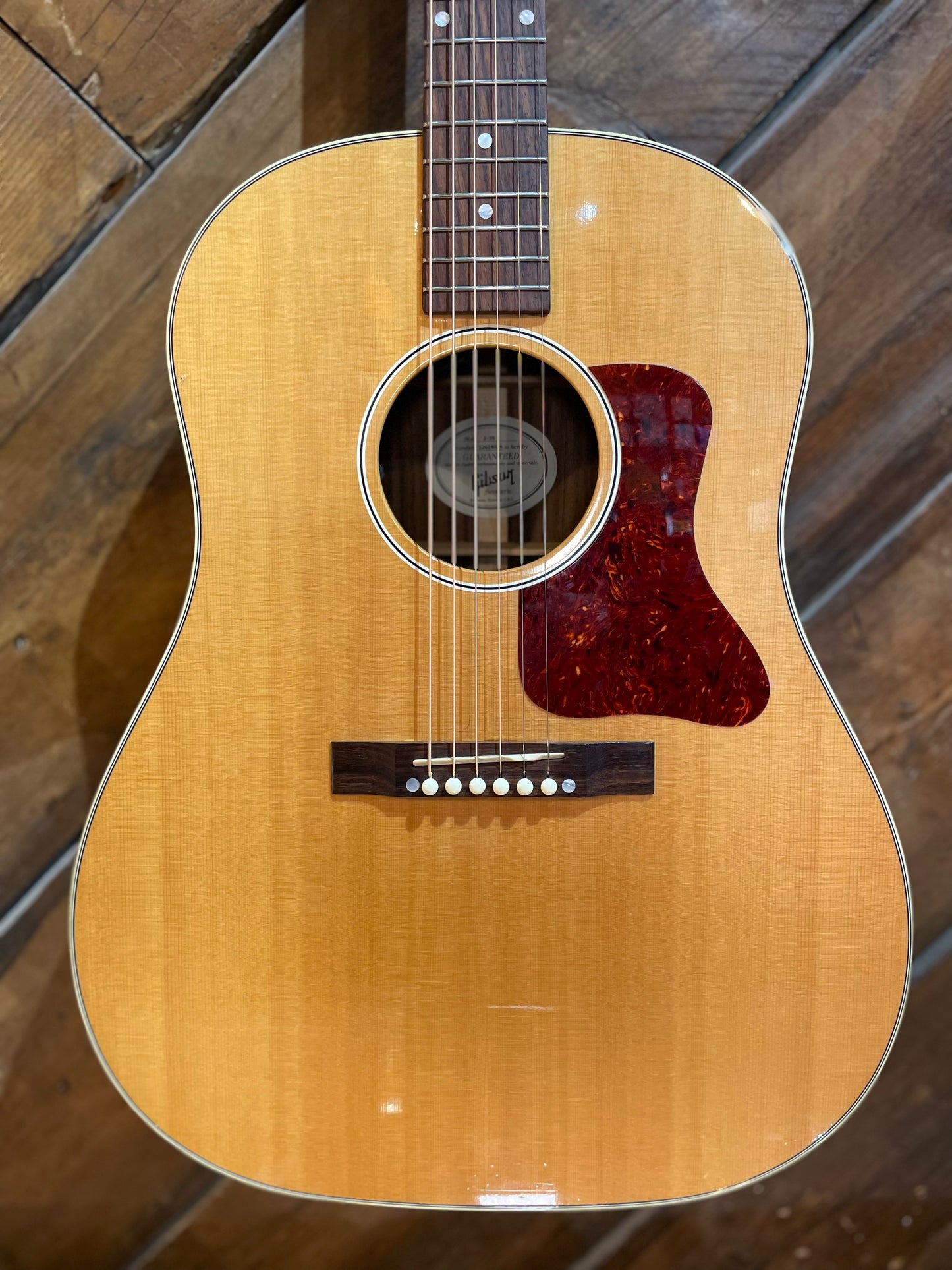 S/H 2019 Gibson J-29 Dreadnought Acoustic Guitar, Natural