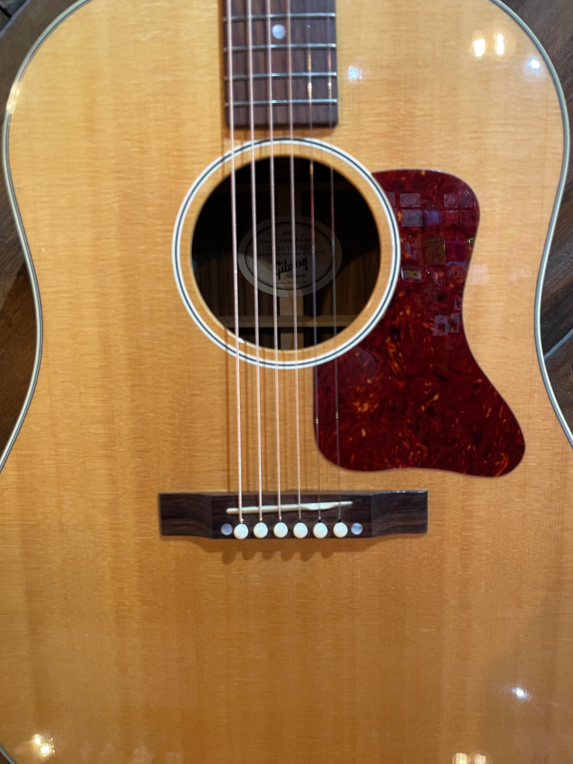 S/H 2019 Gibson J-29 Dreadnought Acoustic Guitar, Natural