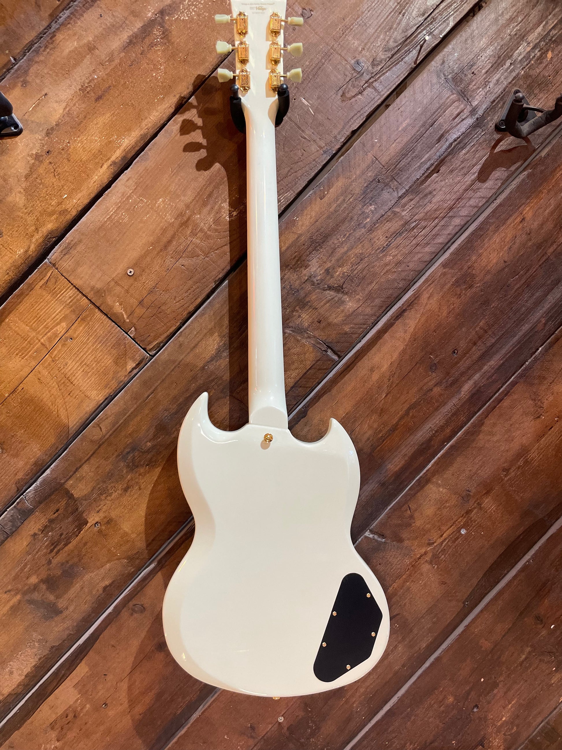 S/H Vintage VS6VW SG Replica Left Handed Electric Guitar, Alpine White