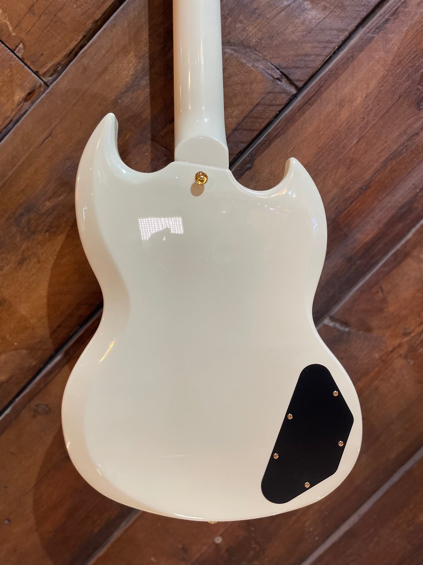 S/H Vintage VS6VW SG Replica Left Handed Electric Guitar, Alpine White