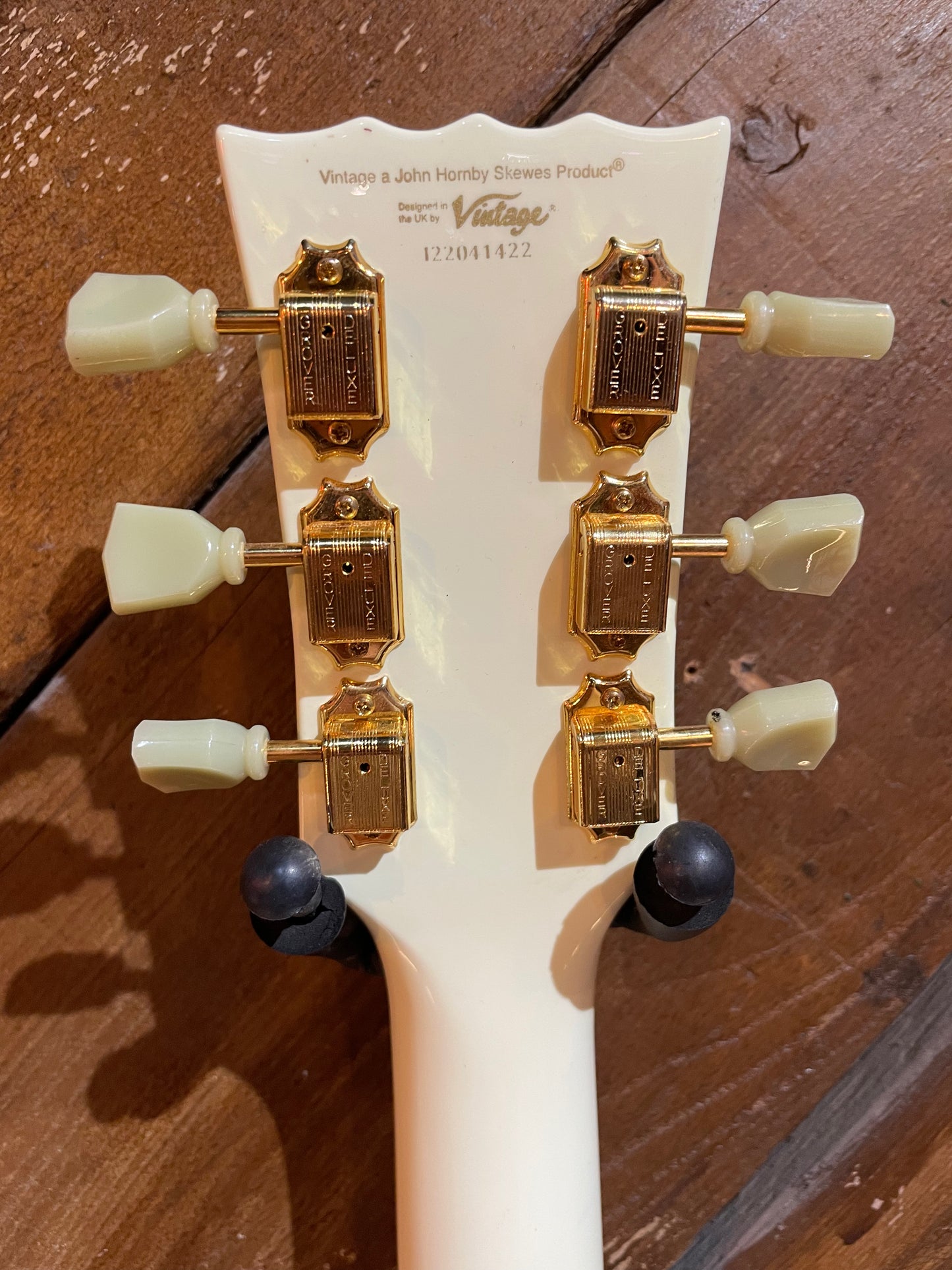 S/H Vintage VS6VW SG Replica Left Handed Electric Guitar, Alpine White