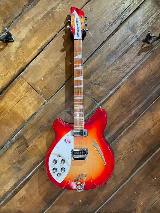 S/H 2015 Rickenbacker 360 Special Edition 24 Fret Left Handed, Fireglo