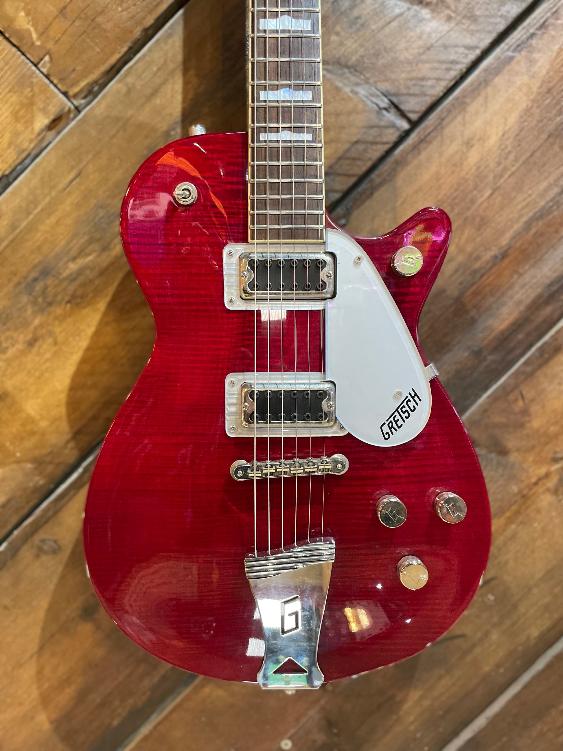 S/H 2001 Gretsch G6114 New Jet, Transparent Red