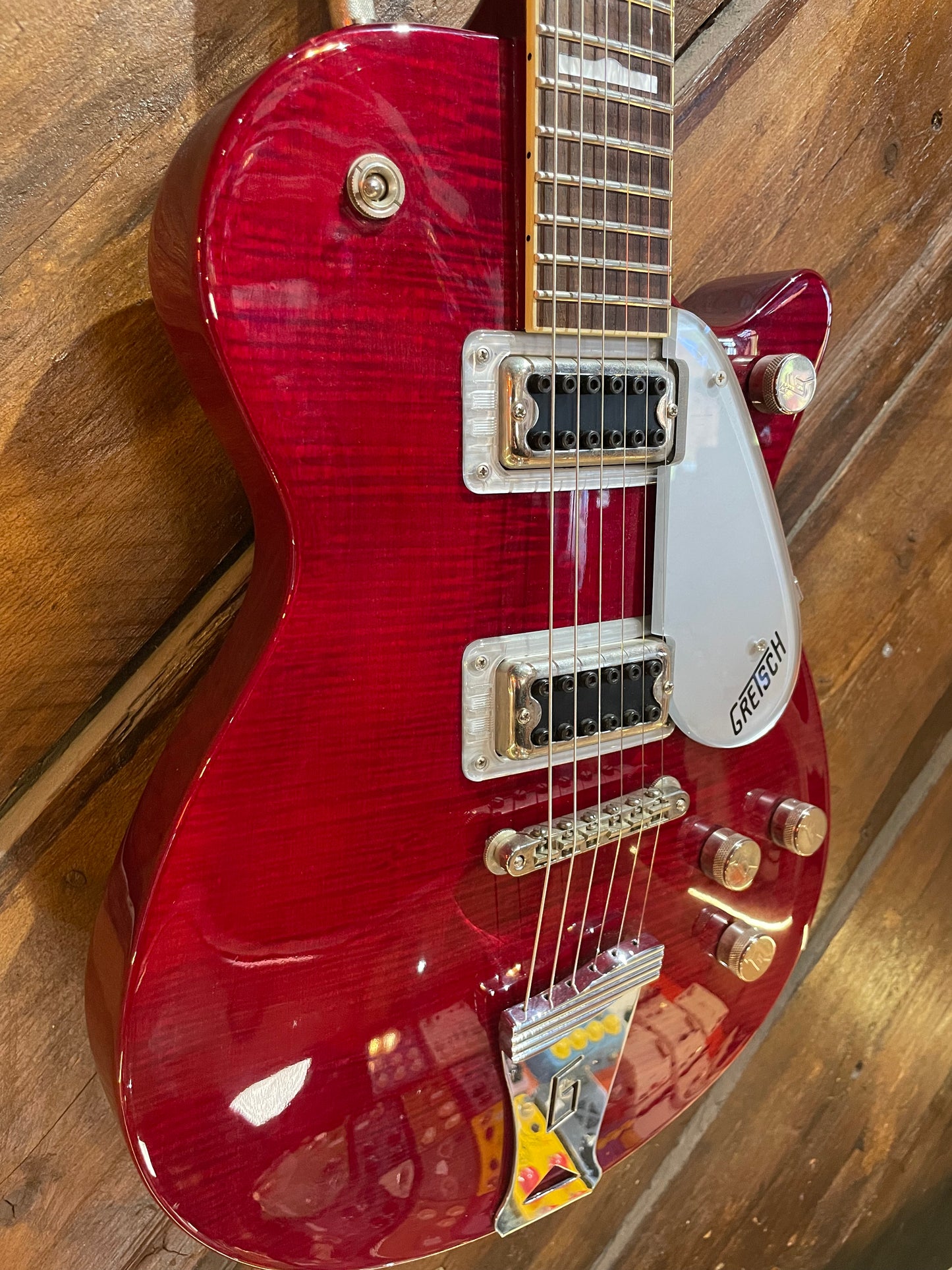 S/H 2001 Gretsch G6114 New Jet, Transparent Red