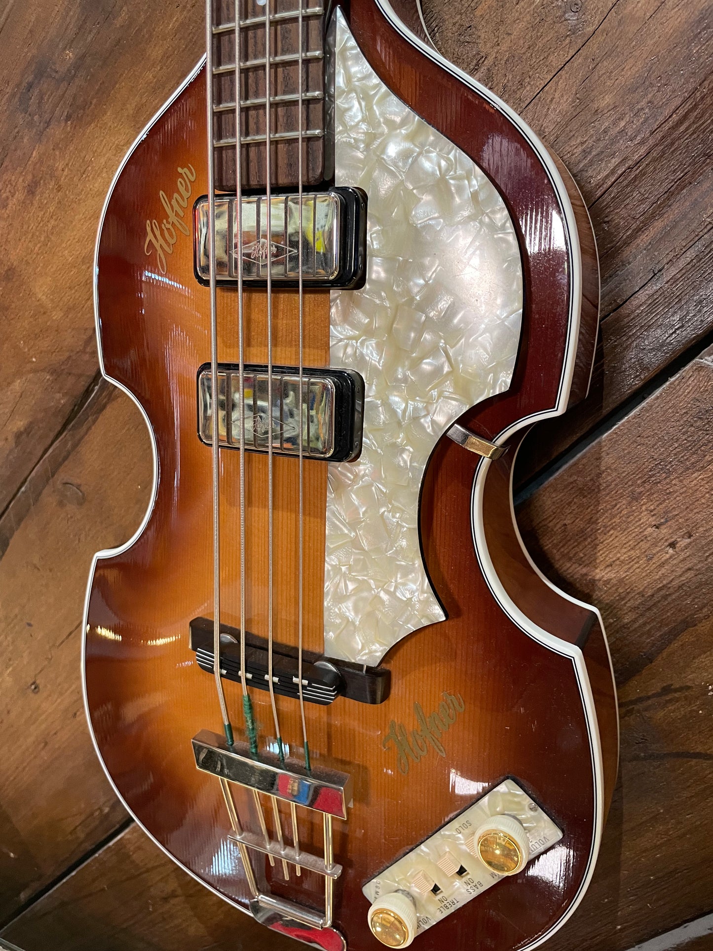 S/H 1995 Hofner 500/1 Cavern Bass, Sunburst
