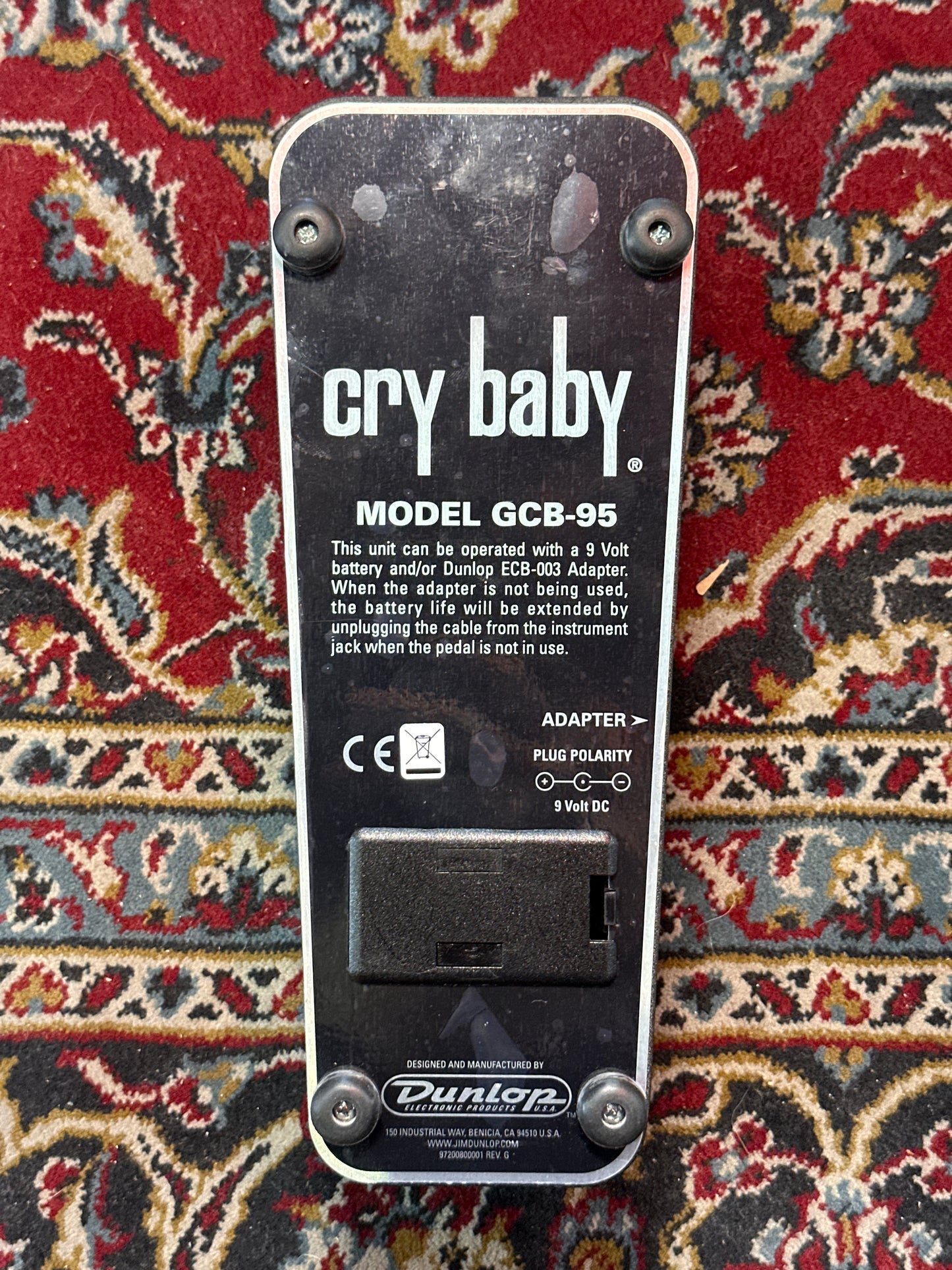 S/H Dunlop GCB-95 Cry Baby Wah