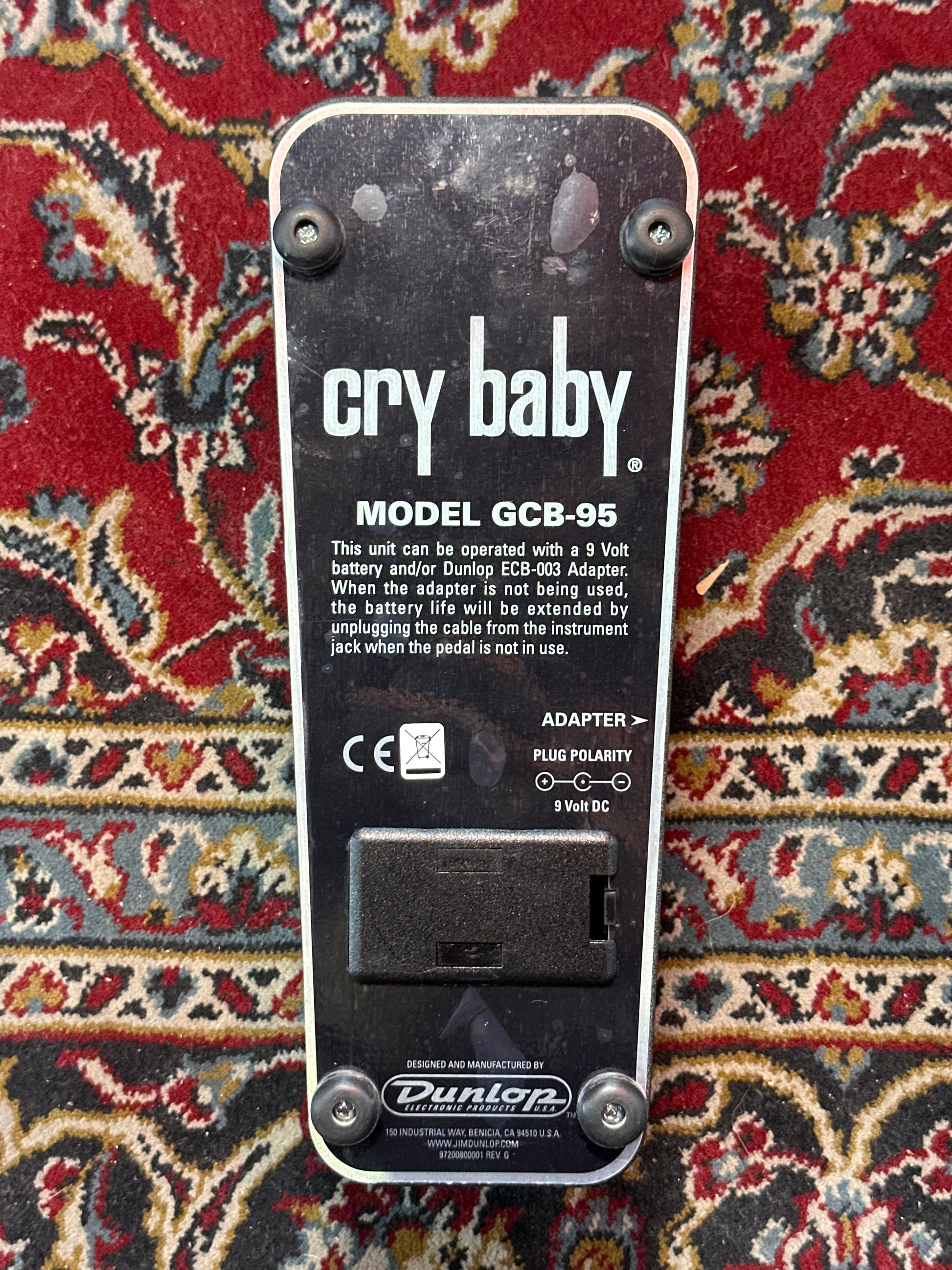 S/H Dunlop GCB-95 Cry Baby Wah