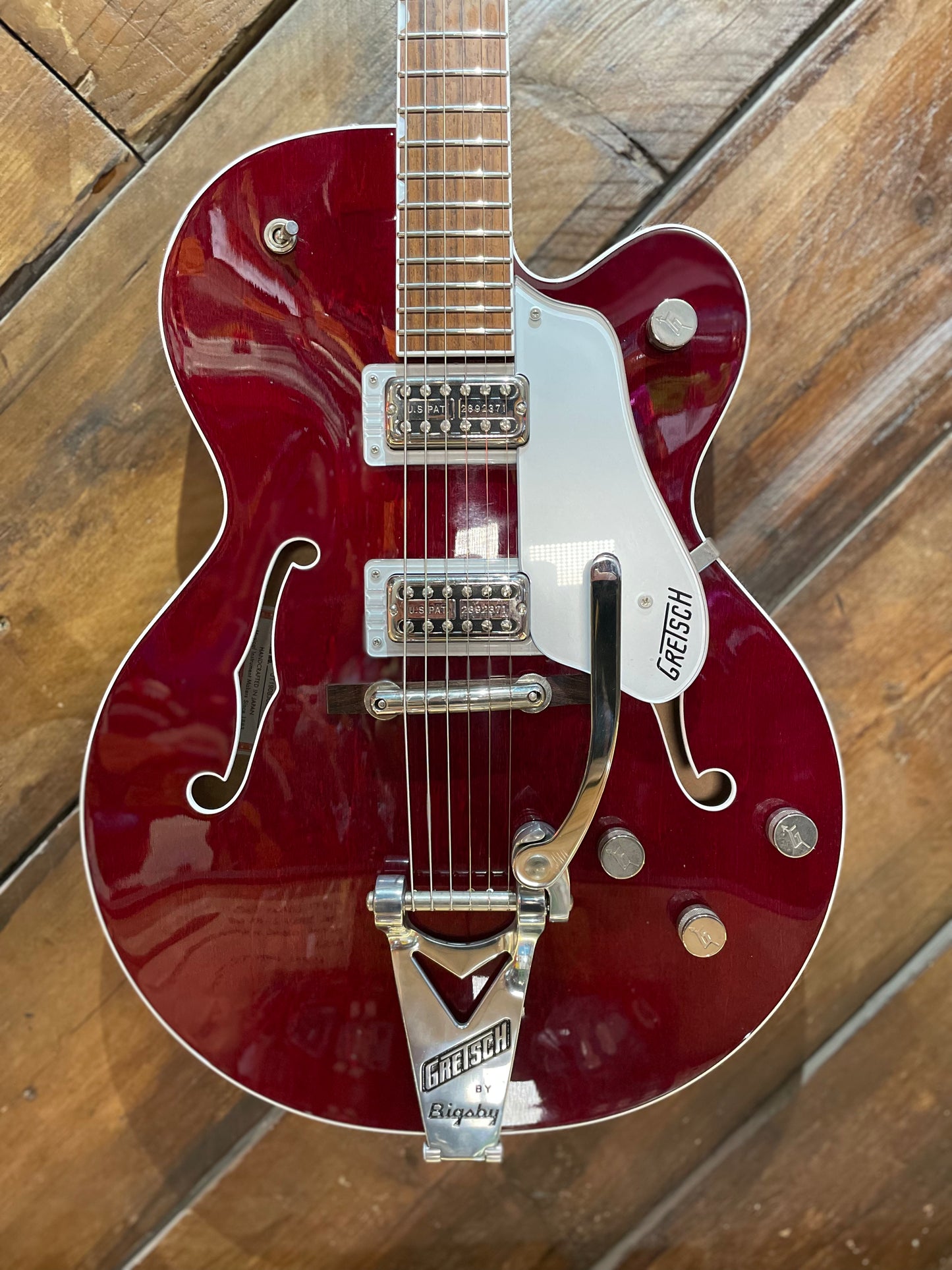 S/H 2019 Gretsch G6119T Tennessean Hollow Body Electric Guitar, Deep Cherry