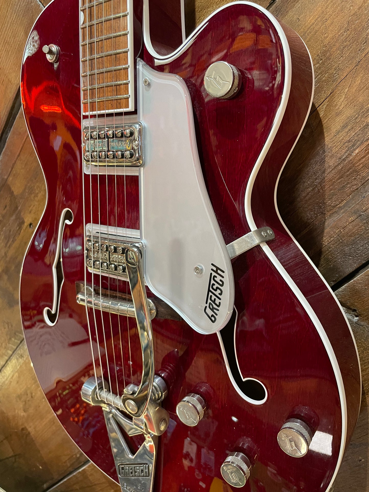 S/H 2019 Gretsch G6119T Tennessean Hollow Body Electric Guitar, Deep Cherry