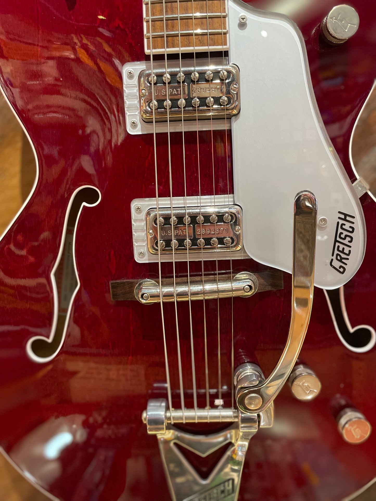 S/H 2019 Gretsch G6119T Tennessean Hollow Body Electric Guitar, Deep Cherry