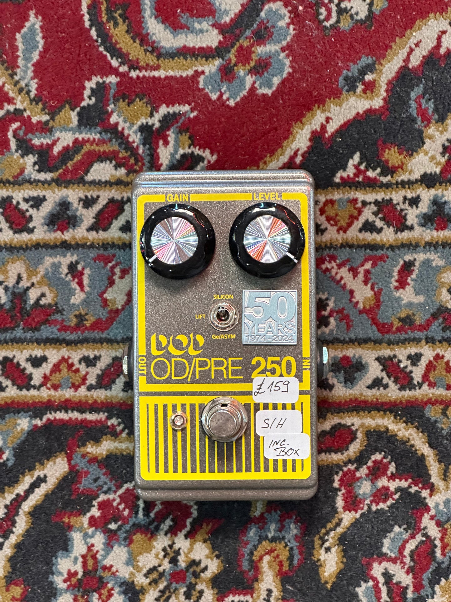 S/H DOD ODPRE 250 Preamp Overdrive, 50th Anniversary Edition