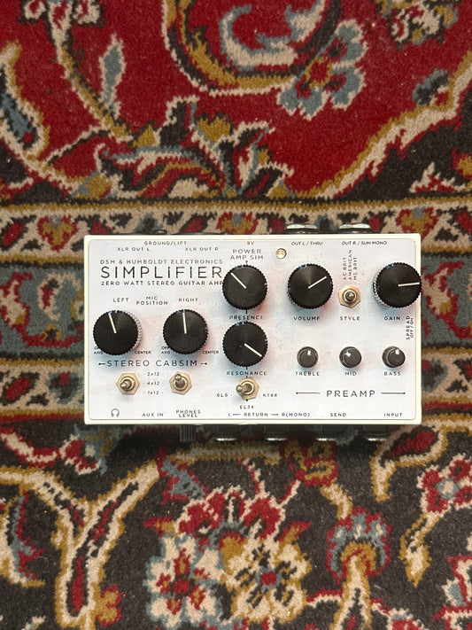 S/H DSM&Humbolt Simplifier Classic Stereo Guitar Amp Simulator