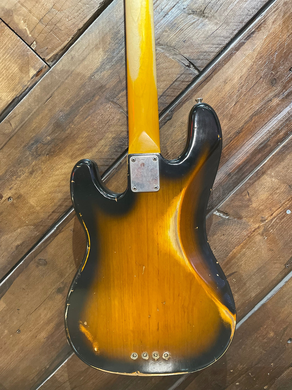 S/H 2009 Nash Guitars PB55 Electric Bass Guitar, Aged Two Tone Sunburst
