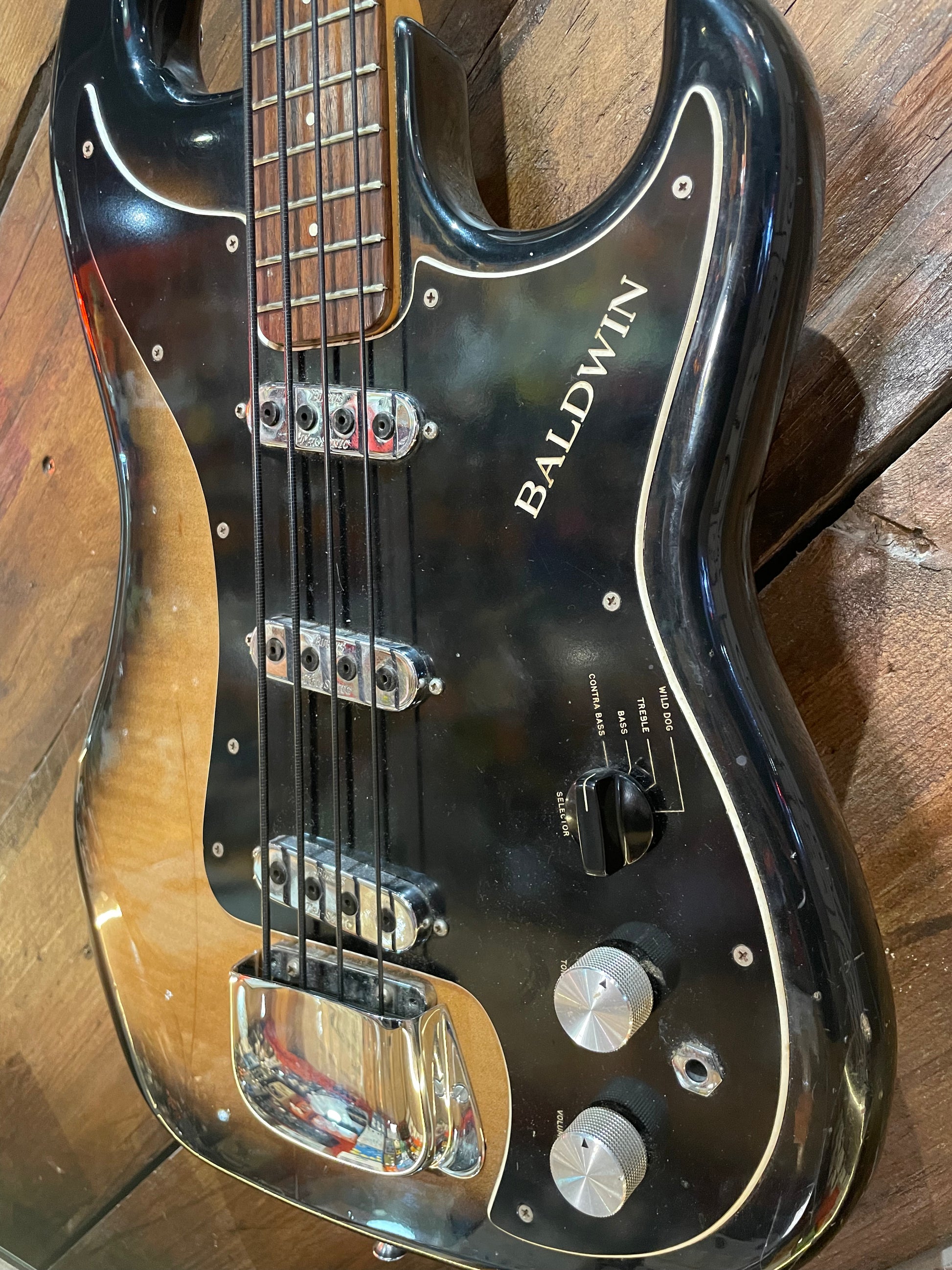 S/H 1966 Baldwin 'Burns' Jazz Bass, Sunburst