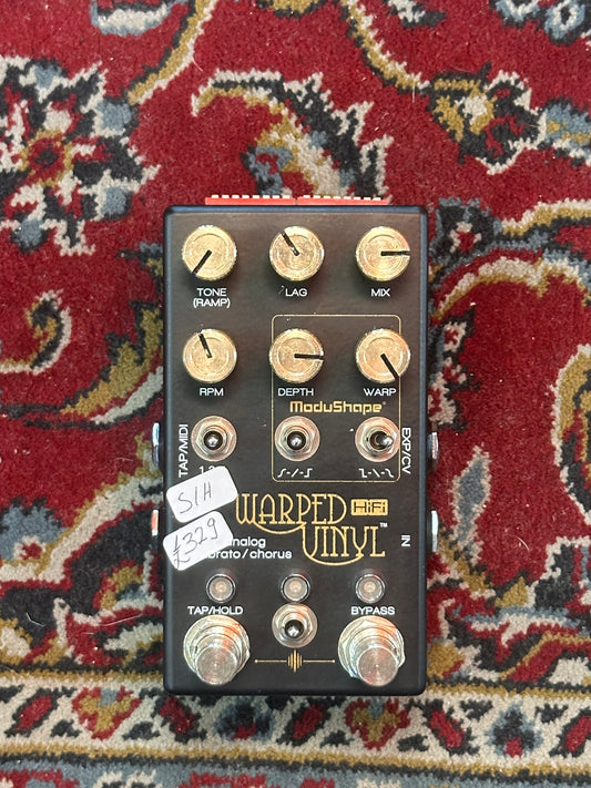 S/H Chass Bliss Warped Vinyl Analog Chorus/Vibrato Pedal