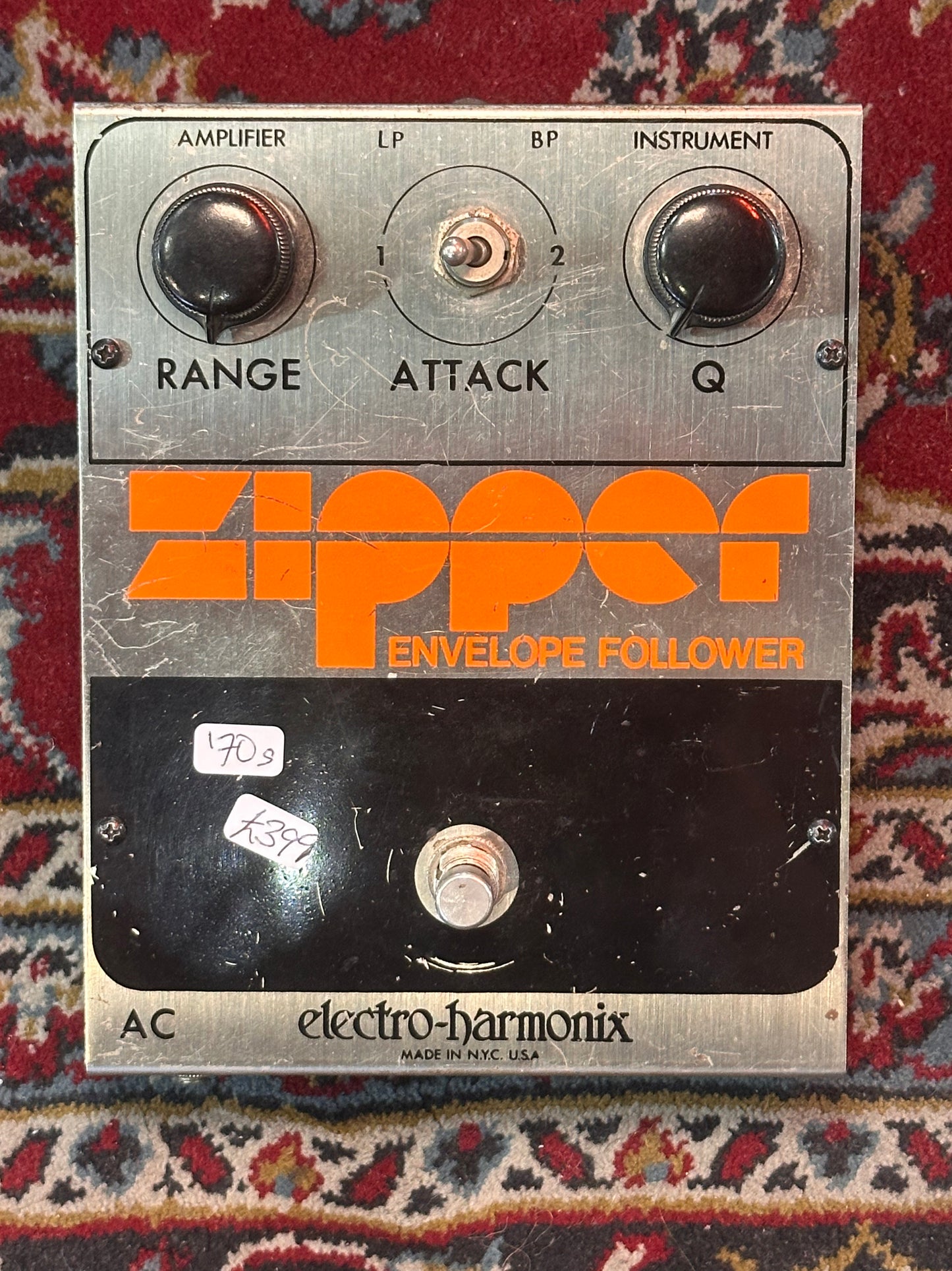 S/H EHX 70s Zipper Envelope Follower Pedal