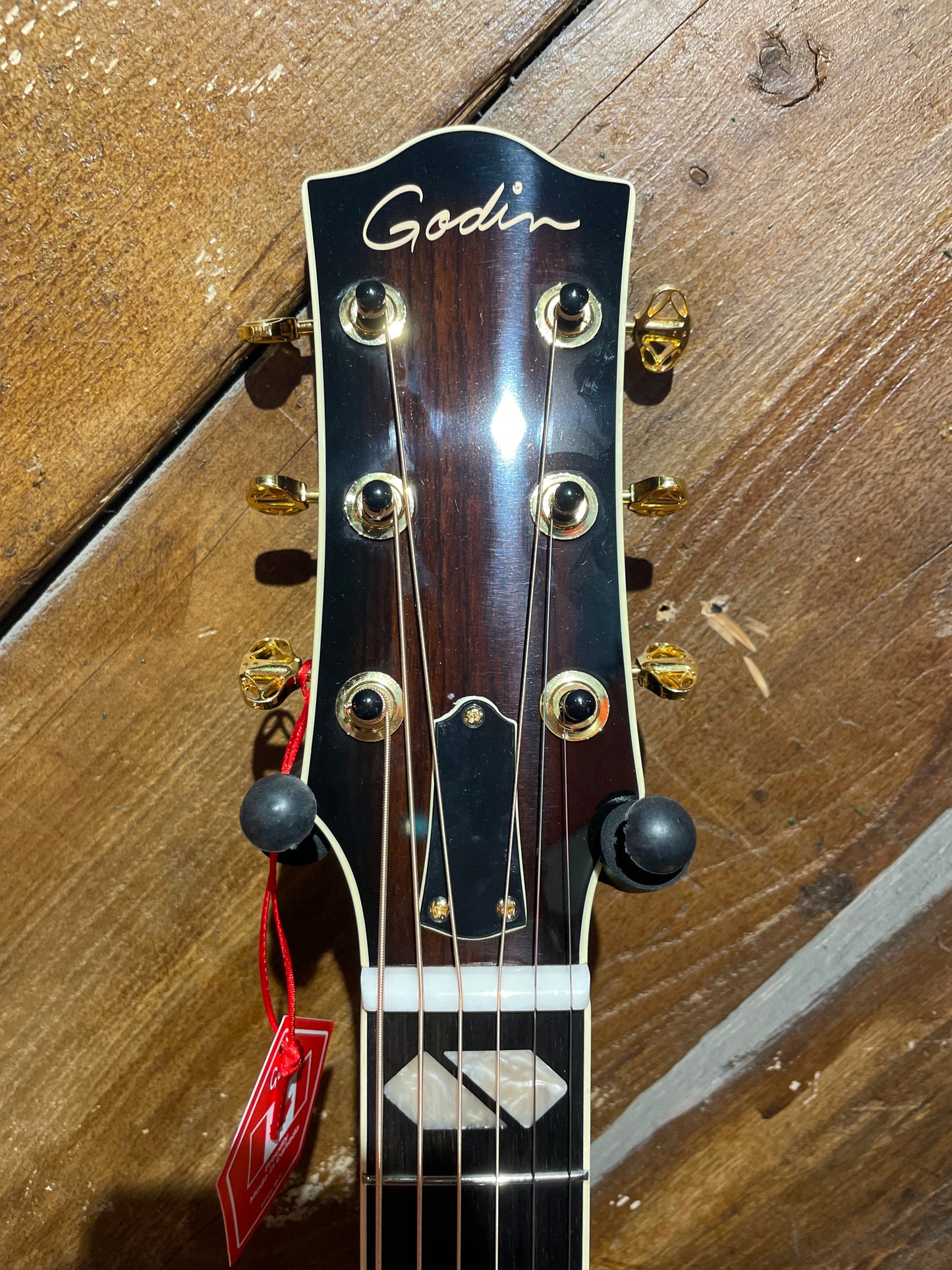 Godin Connaisseur MJ Electro Acoustic Guitar, Black NEW
