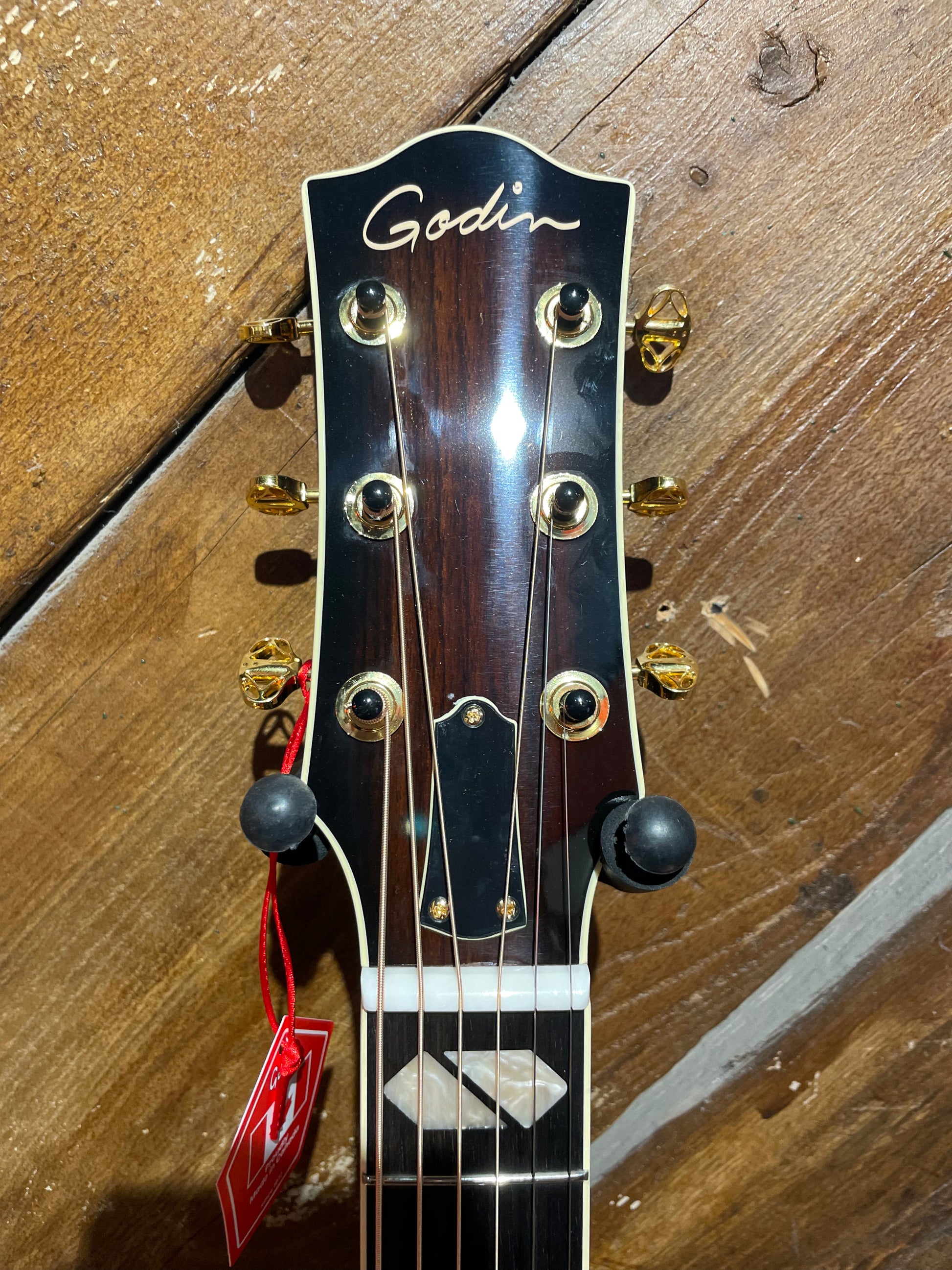 Godin Connaisseur MJ Electro Acoustic Guitar, Black NEW