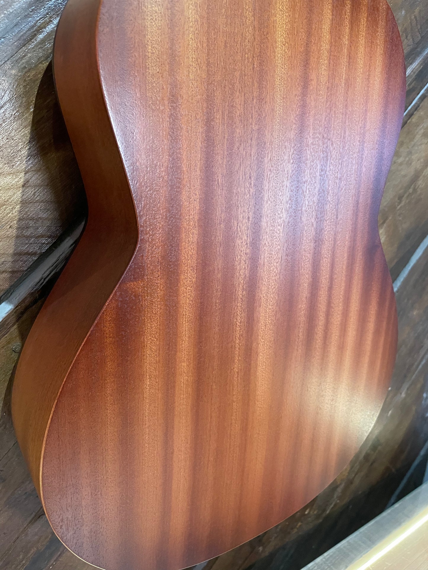 Godin Mahogany Folk 12 String Acoustic Guitar, Rustic Burst A/E NEW
