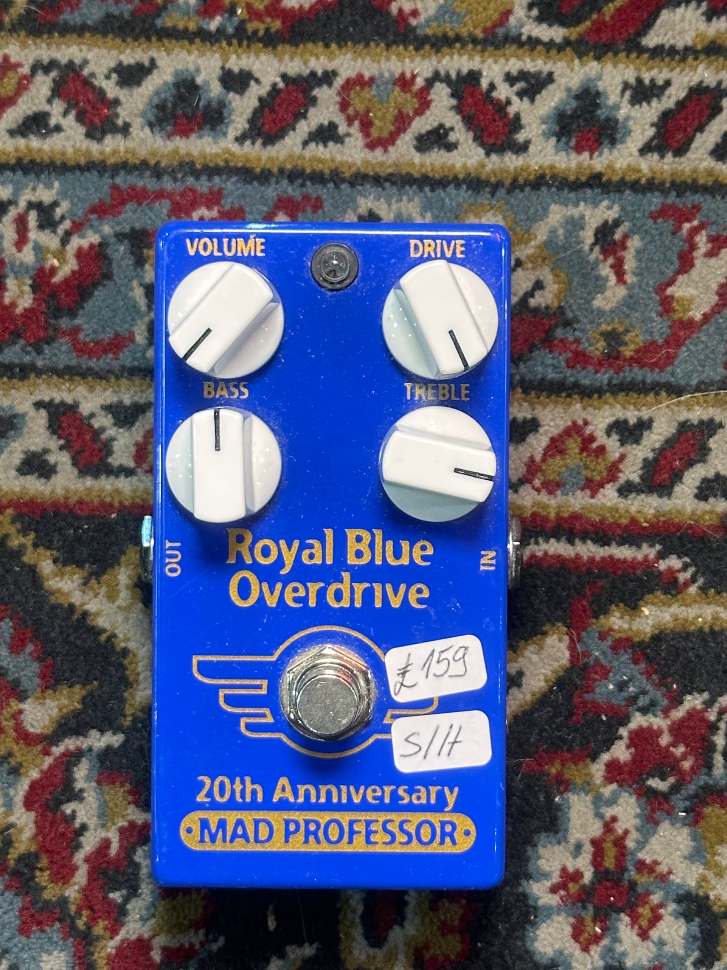 S/H Mad Professor Royal Blue Overdrive Pedal