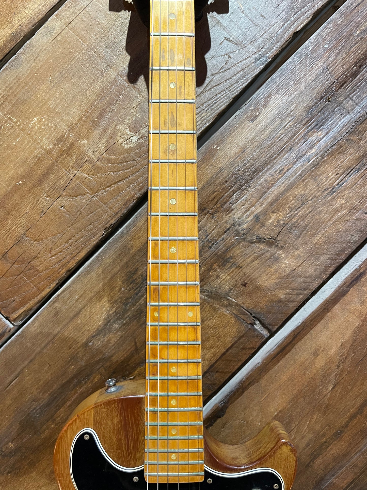 S/H 1979 Gibson S-1 Electric Guitar, Natural Mahogany
