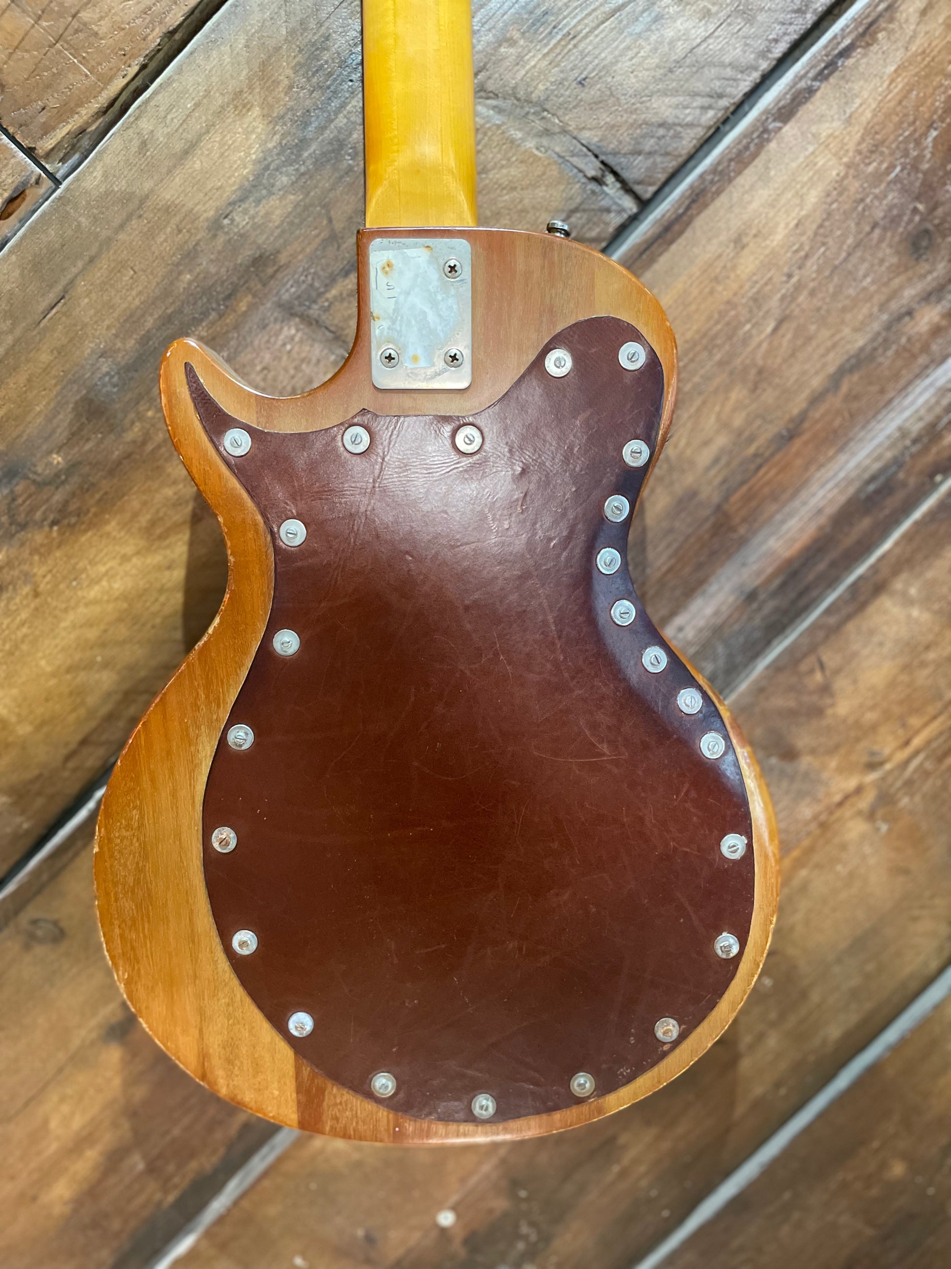 S/H 1979 Gibson S-1 Electric Guitar, Natural Mahogany