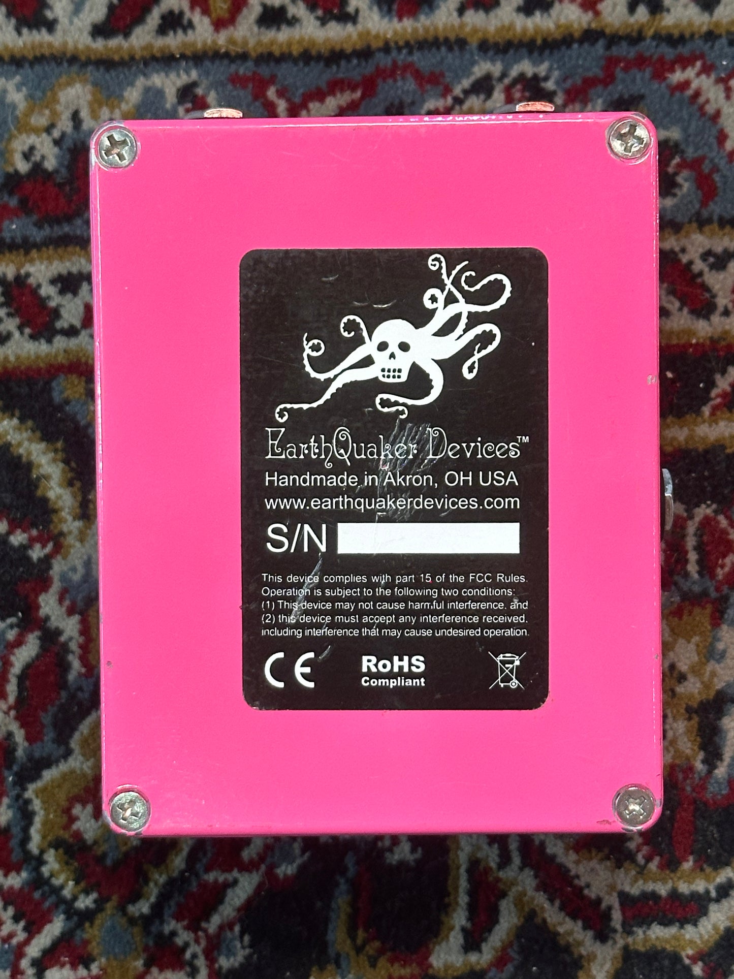 S/H EarthQuaker Devices Rainbow Machine® Polyphonic Pitch Mesmerizer Pedal