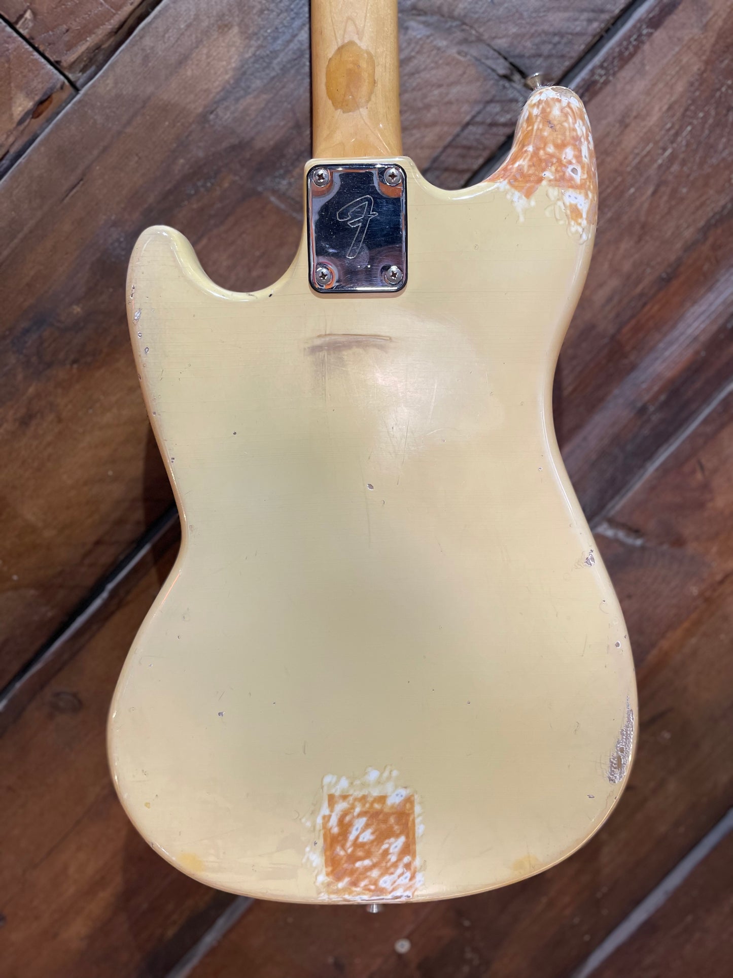 S/H 1978 Fender Music Master Bass, Olympic White #S835109