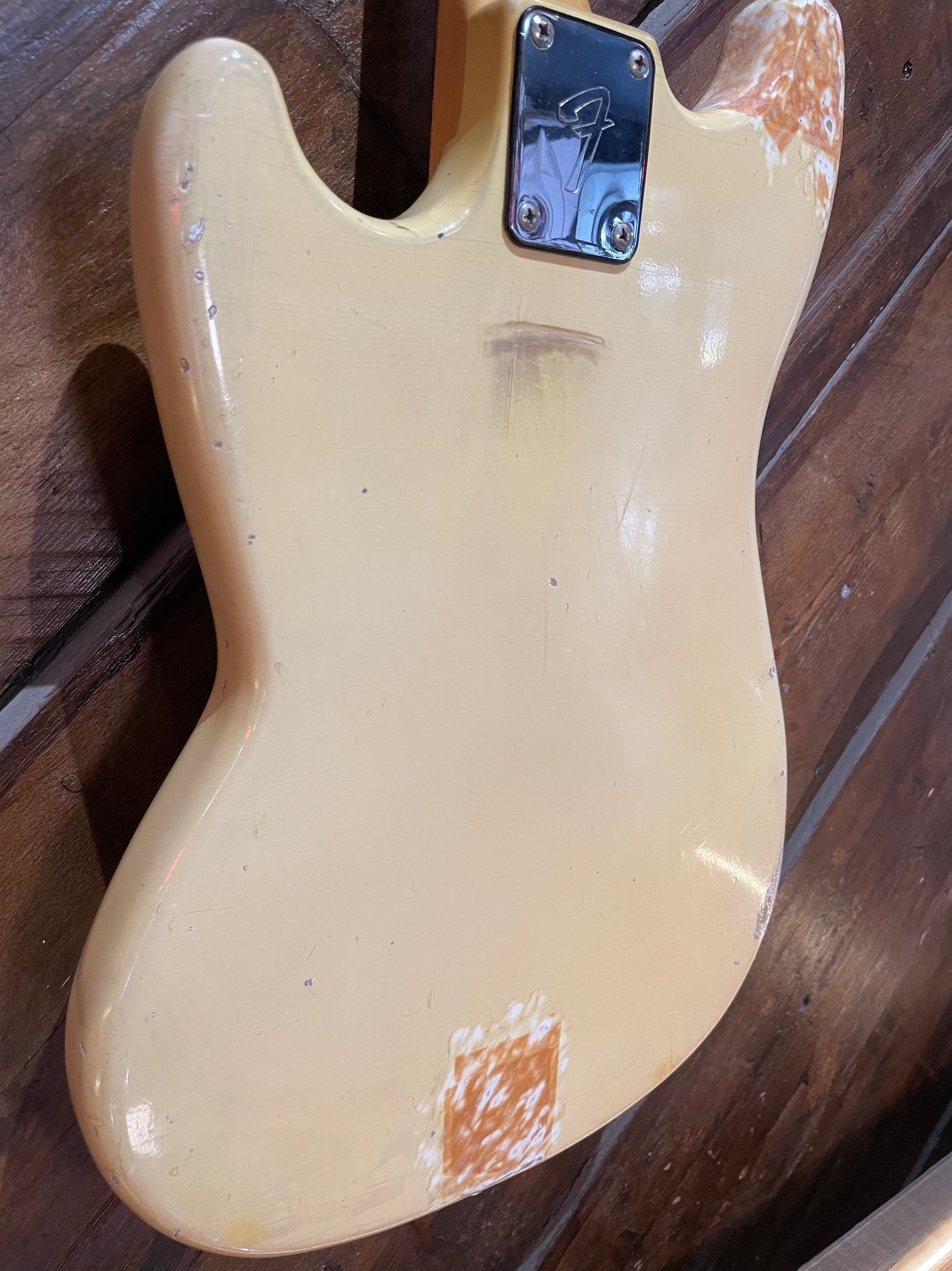 S/H 1978 Fender Music Master Bass, Olympic White #S835109