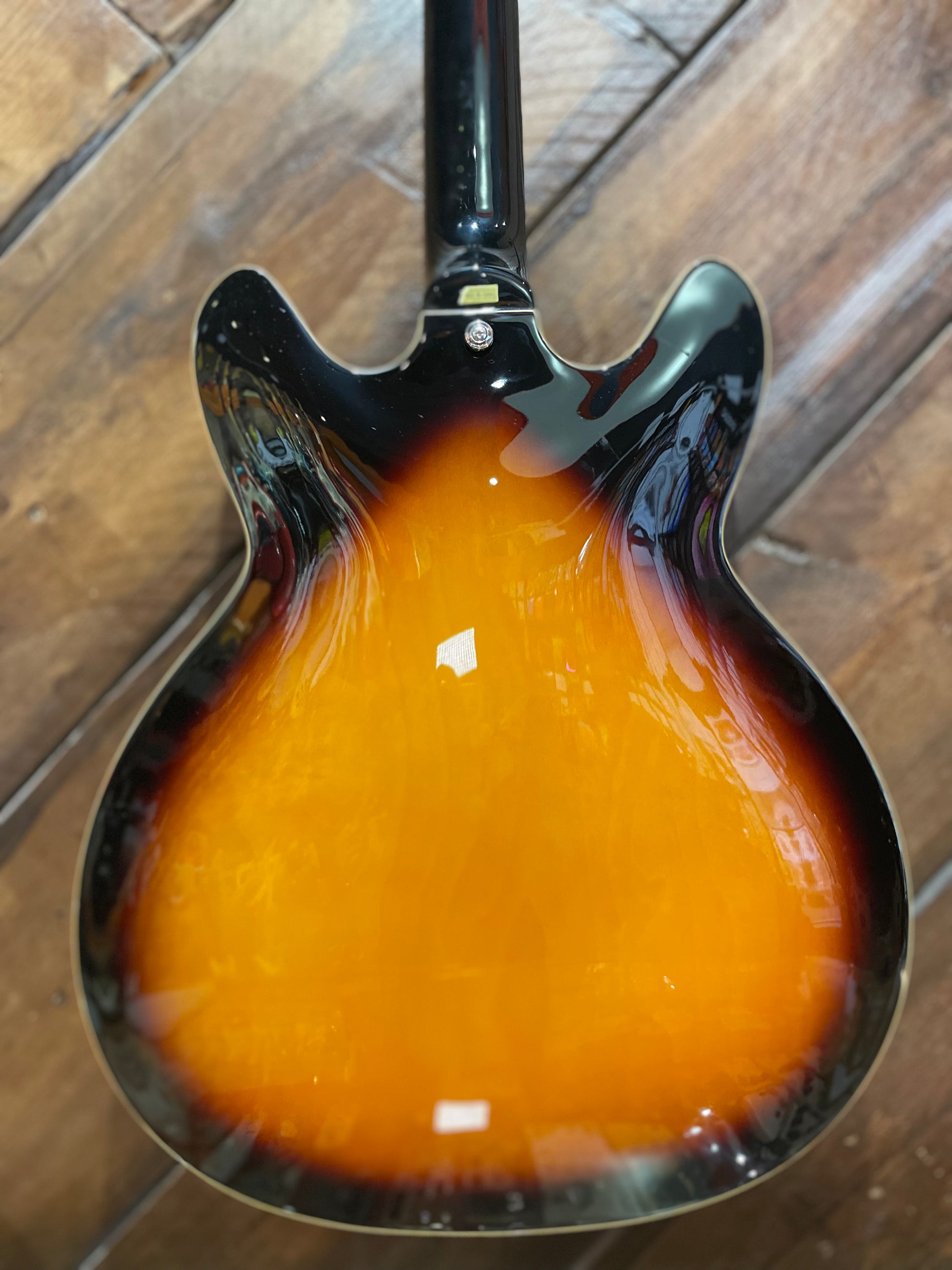 S/H Hagstrom Viking Electric Bass Left Handed, Tobacco Sunburst