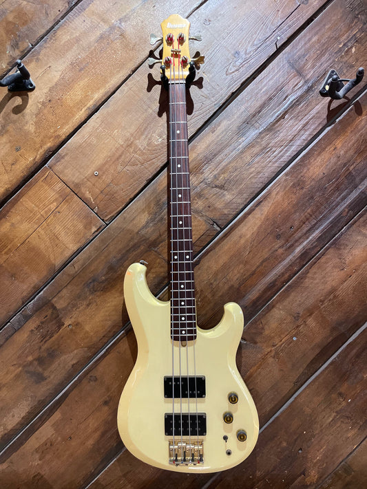 S/H 1983 Ibanez MIJ Roadstar II RB824 Electric Bass, Pearl White