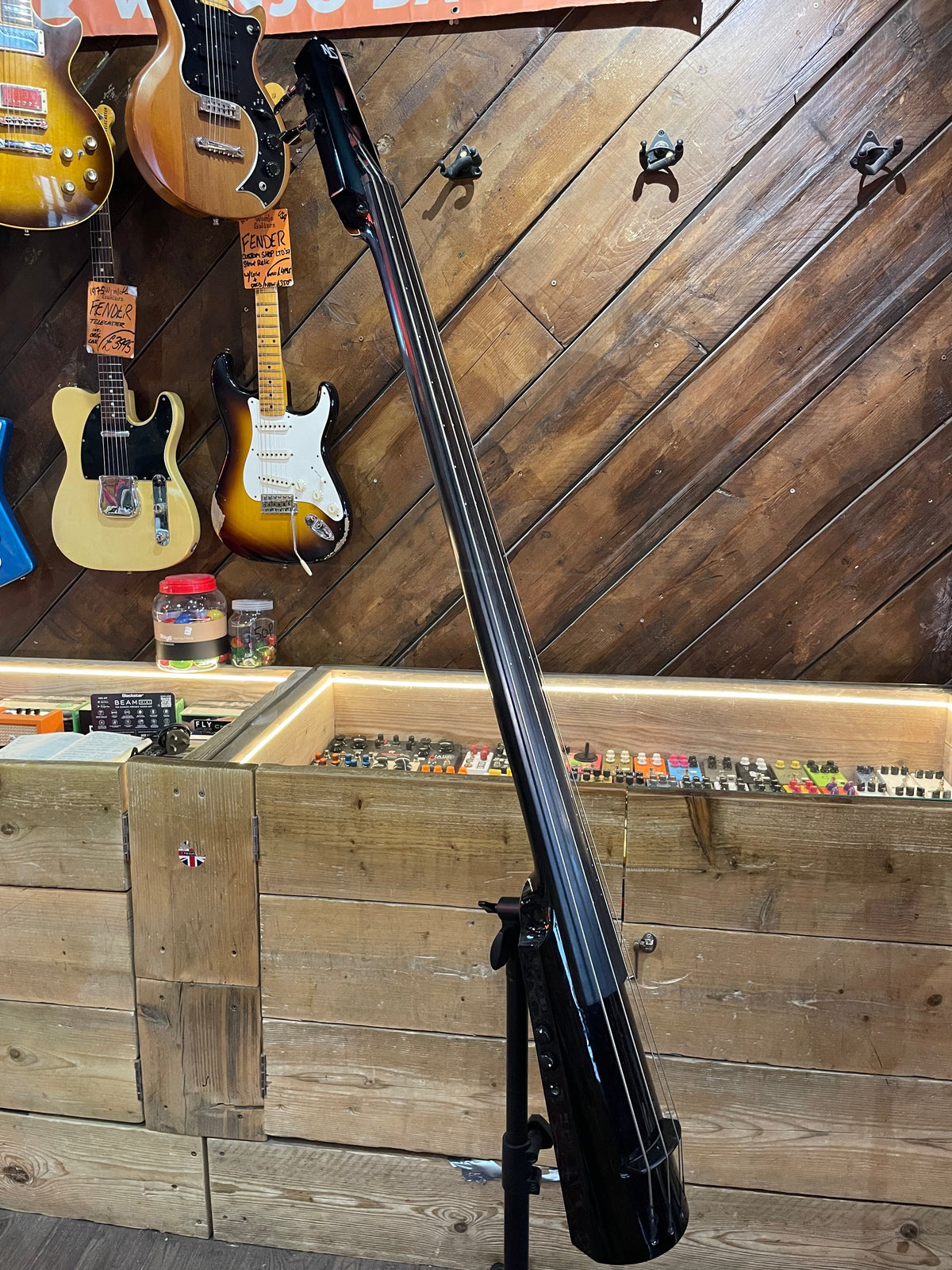 S/H NS Design WAV Electric Upright Bass, Black