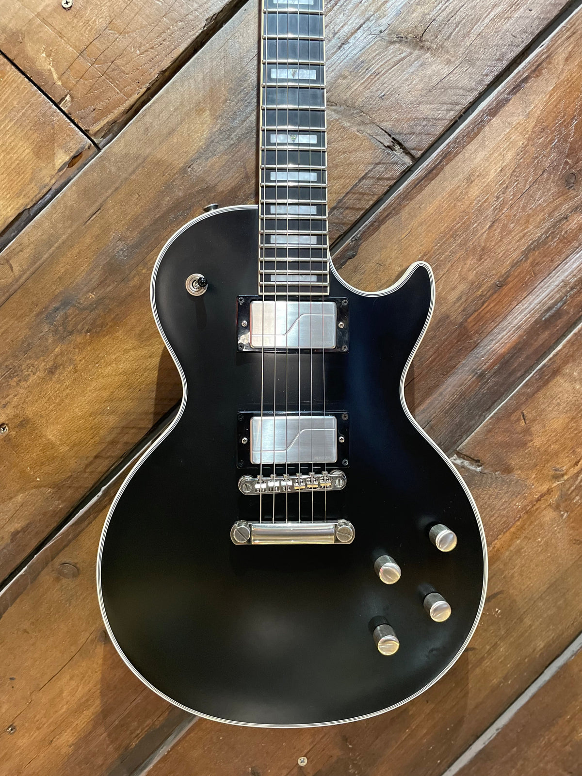 S/H Epiphone Les Paul Prophecy, Aged Jet Black Metallic