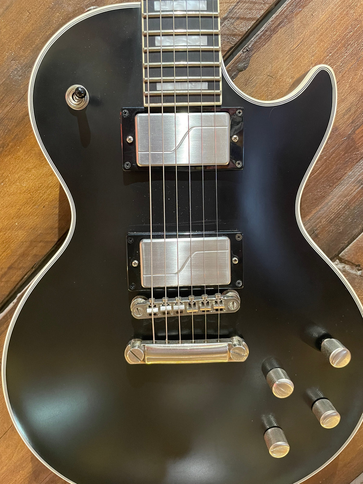 S/H Epiphone Les Paul Prophecy, Aged Jet Black Metallic