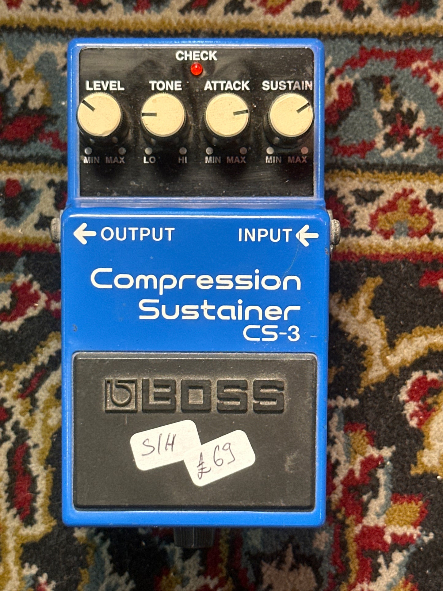 S/H BOSS CS-3 Compression Sustain Pedal