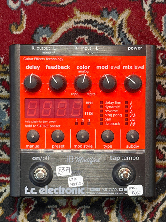S/H TC Electronic Limited Edition iB Modified ND-1 Nova Delay