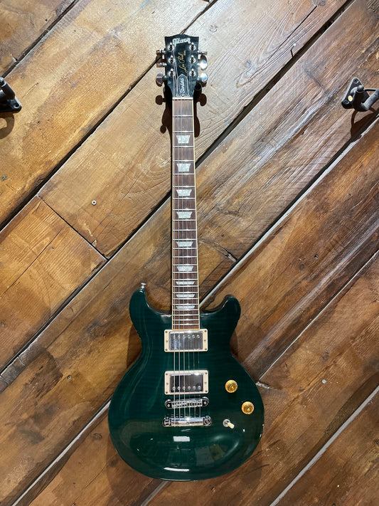 S/H 1998 Gibson Les Paul Standard Double-Cut, Jalapeno Green