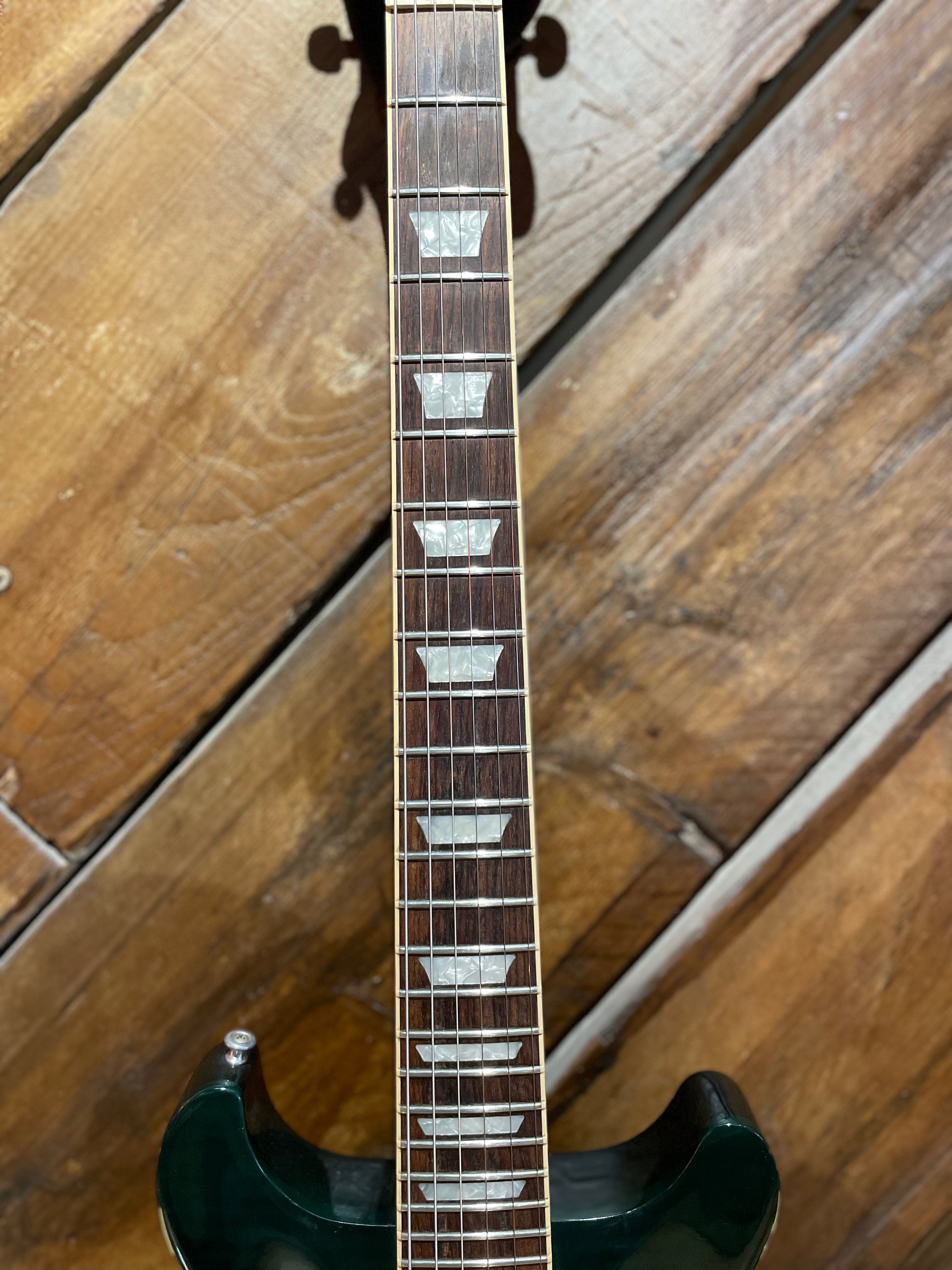 S/H 1998 Gibson Les Paul Standard Double-Cut, Jalapeno Green