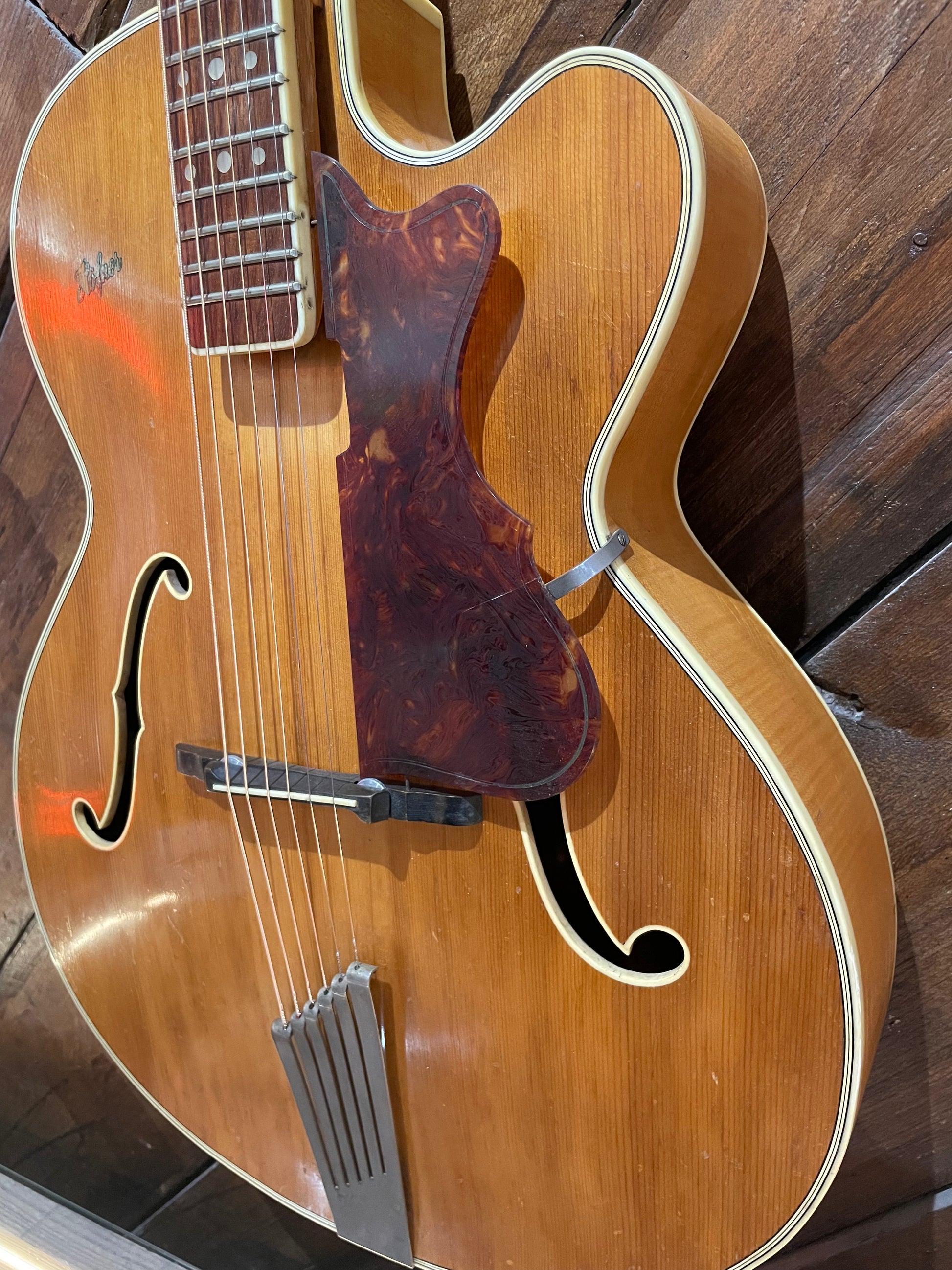 S/H 1959 Hofner Senator Hollow-Body Archtop, Natural
