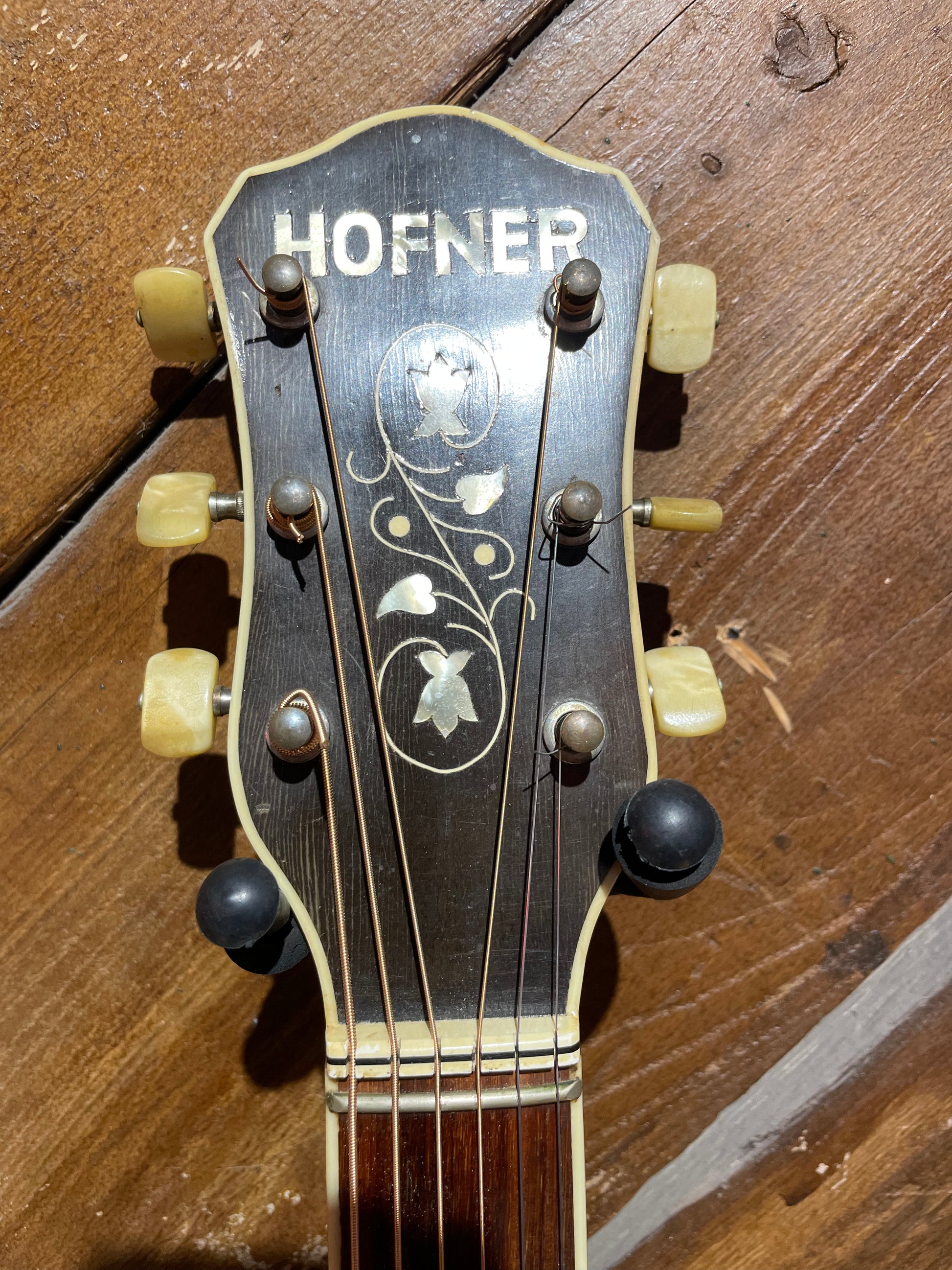S/H 1959 Hofner Senator Hollow-Body Archtop, Natural