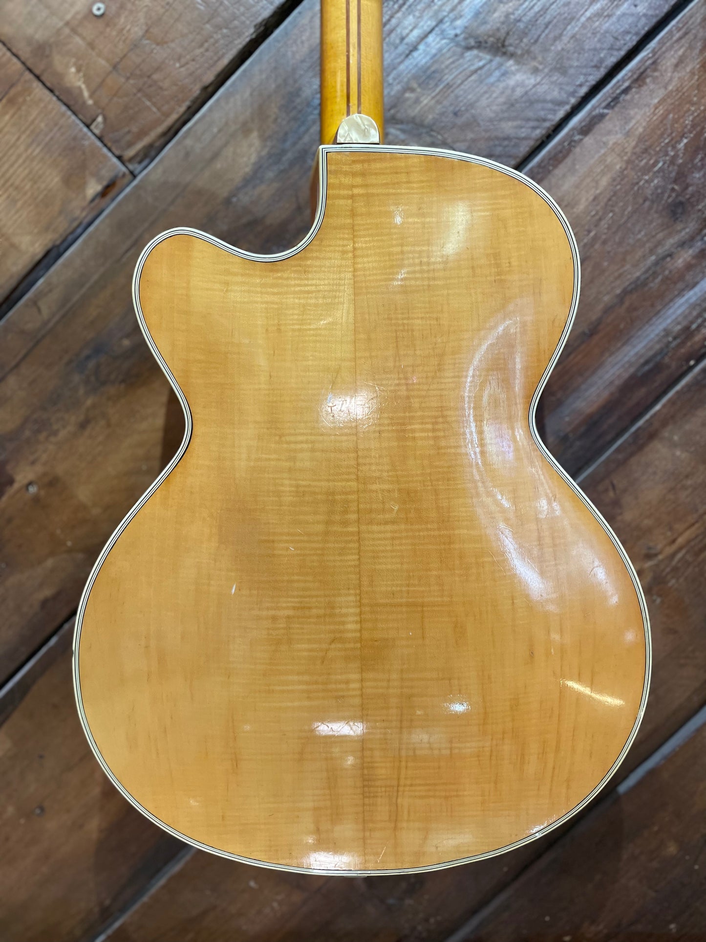 S/H 1959 Hofner Senator Hollow-Body Archtop, Natural